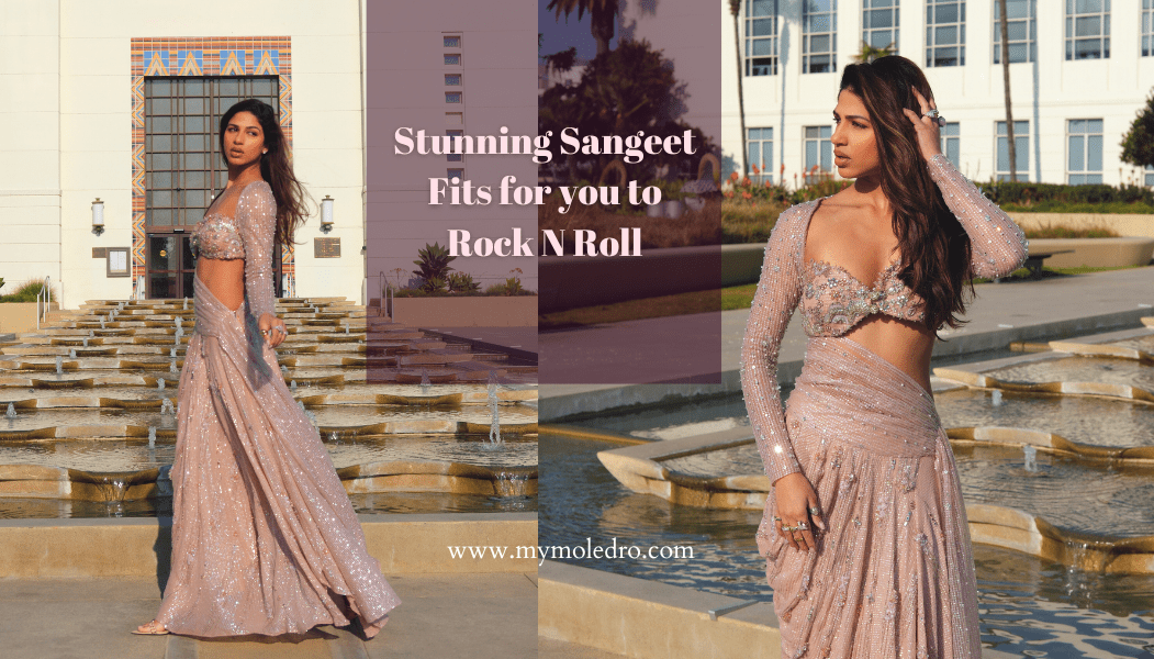 embroidery dresses for sangeet function