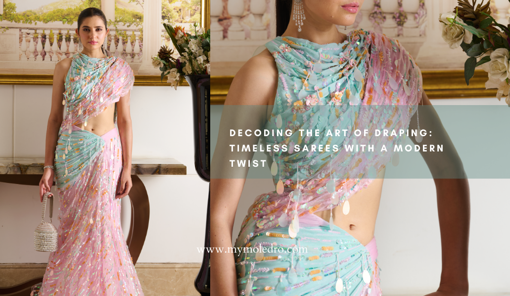 modern saree blouse designs