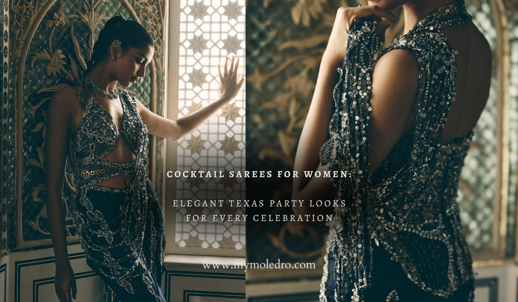 cocktail sarees