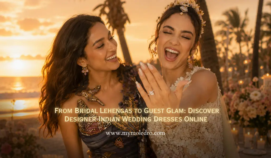 From Bridal Lehengas to Guest Glam: Discover Designer Indian Wedding Dresses Online
