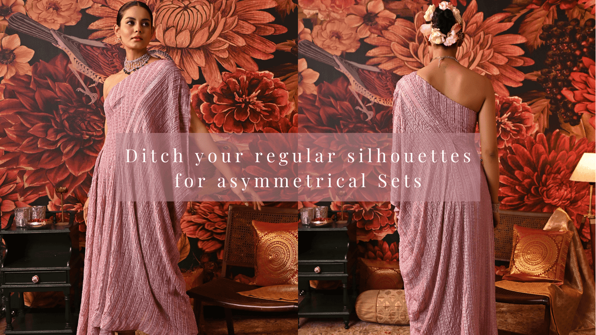 Ditch your regular silhouettes for Asymmetrical sets