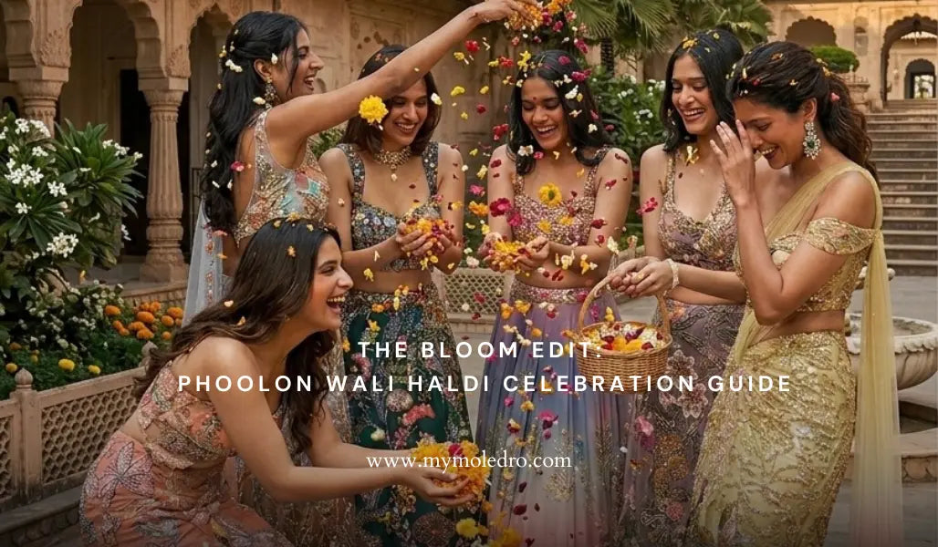 Phoolon Wali Haldi Celebration with Moledro