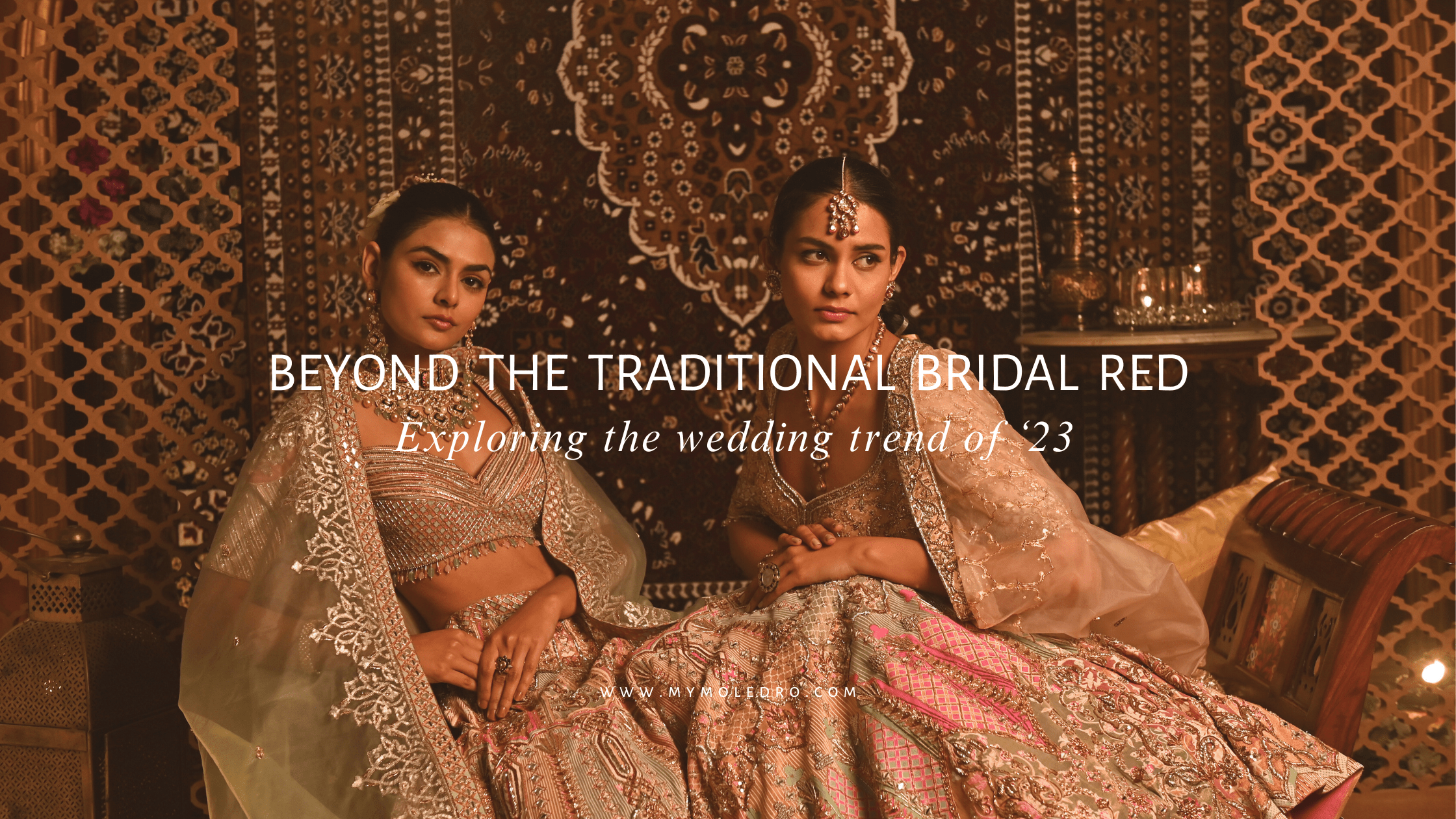 Red Traditional Bridal Gown