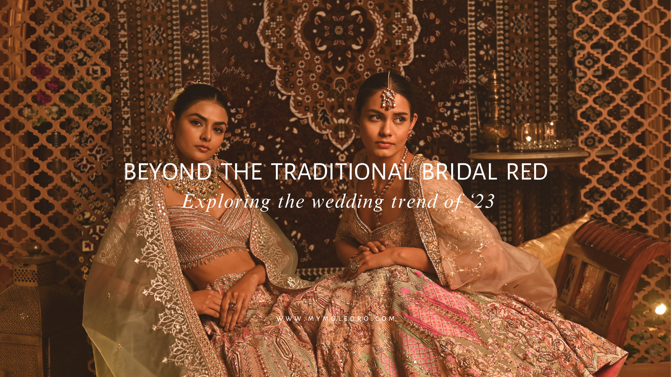 Red Traditional Bridal Gown