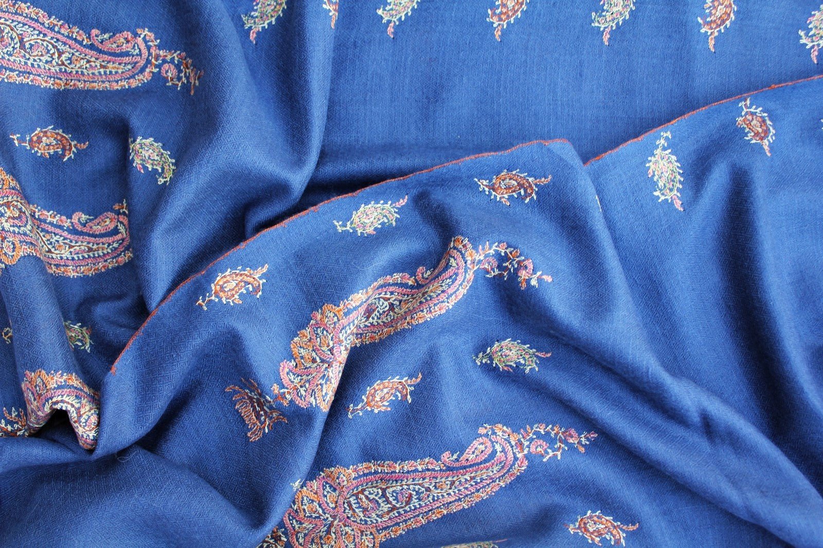 blue fabric