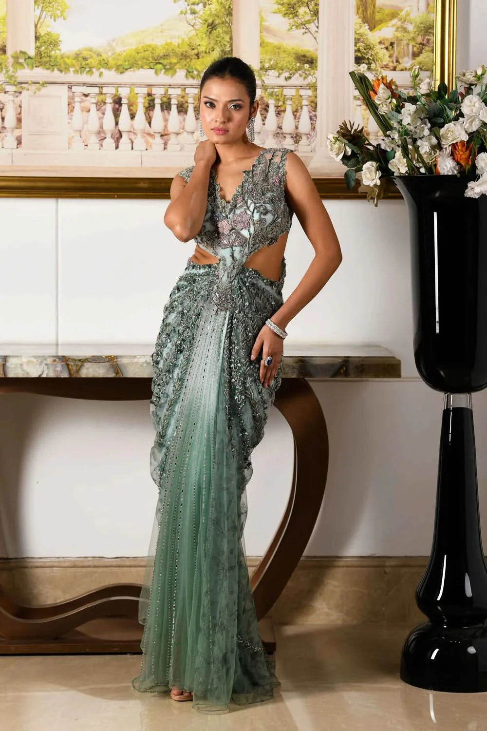 Masha Pre Draped Designer Saree
