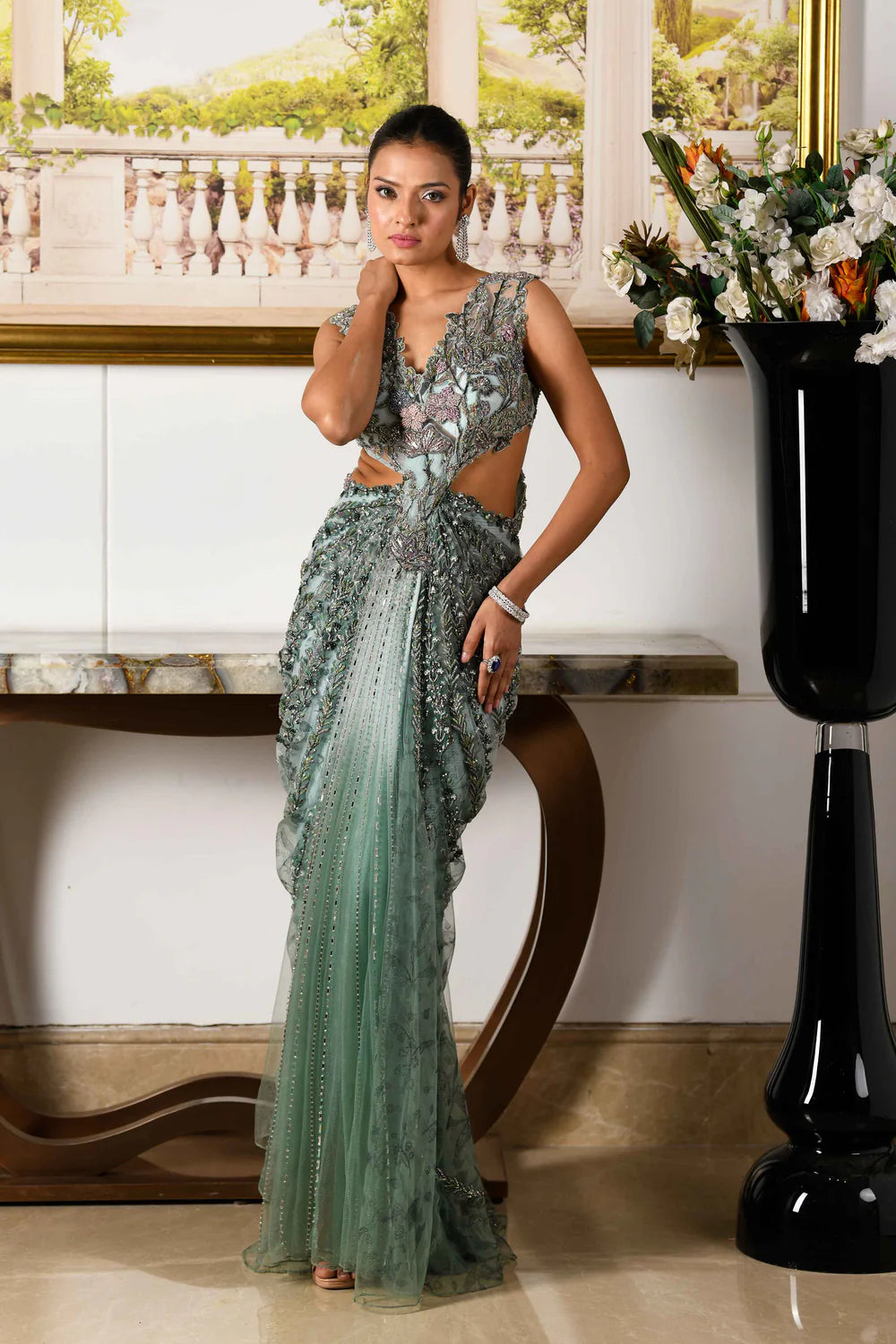 Masha Pre Draped Designer Saree