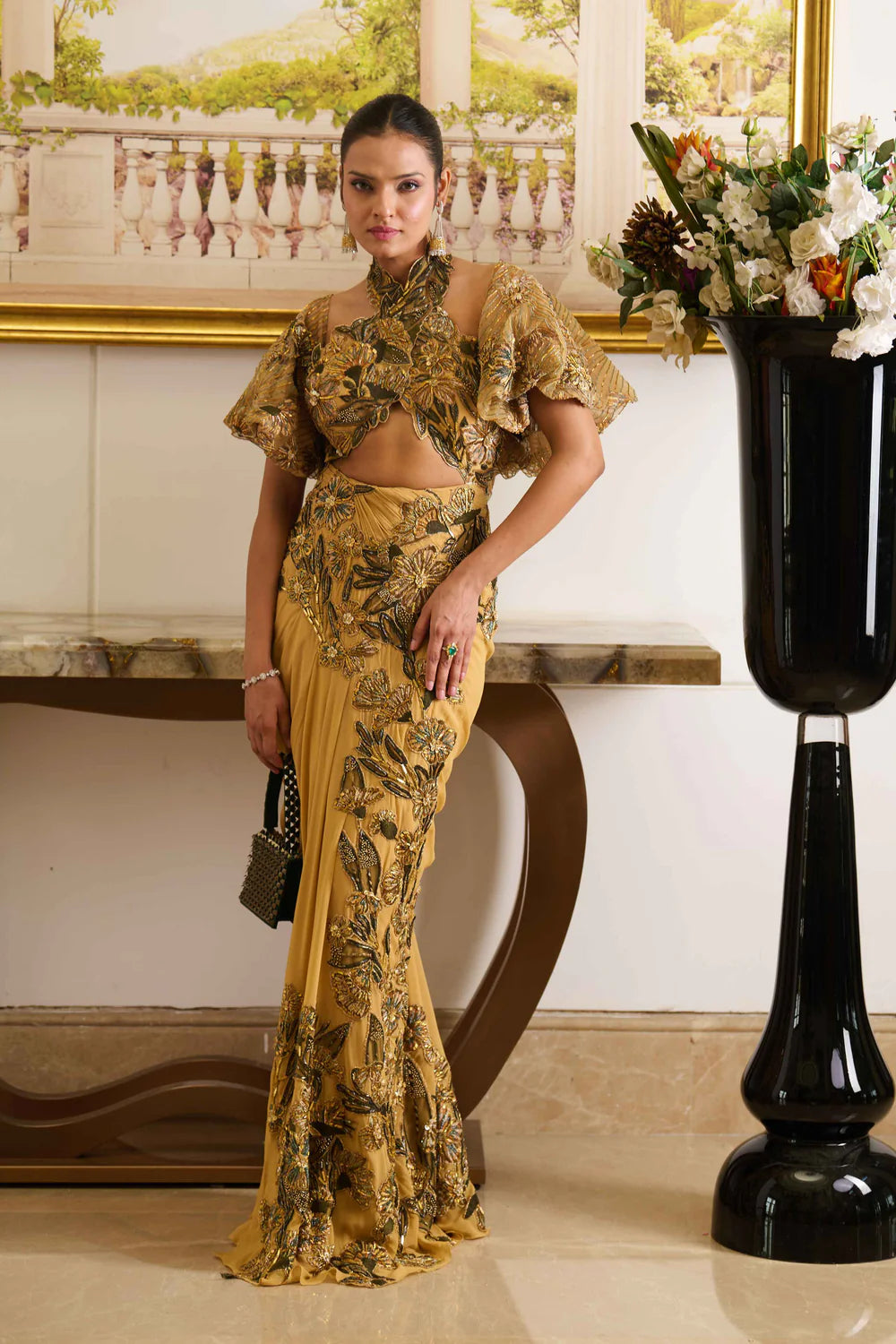 Pre-Draped Designer Saree