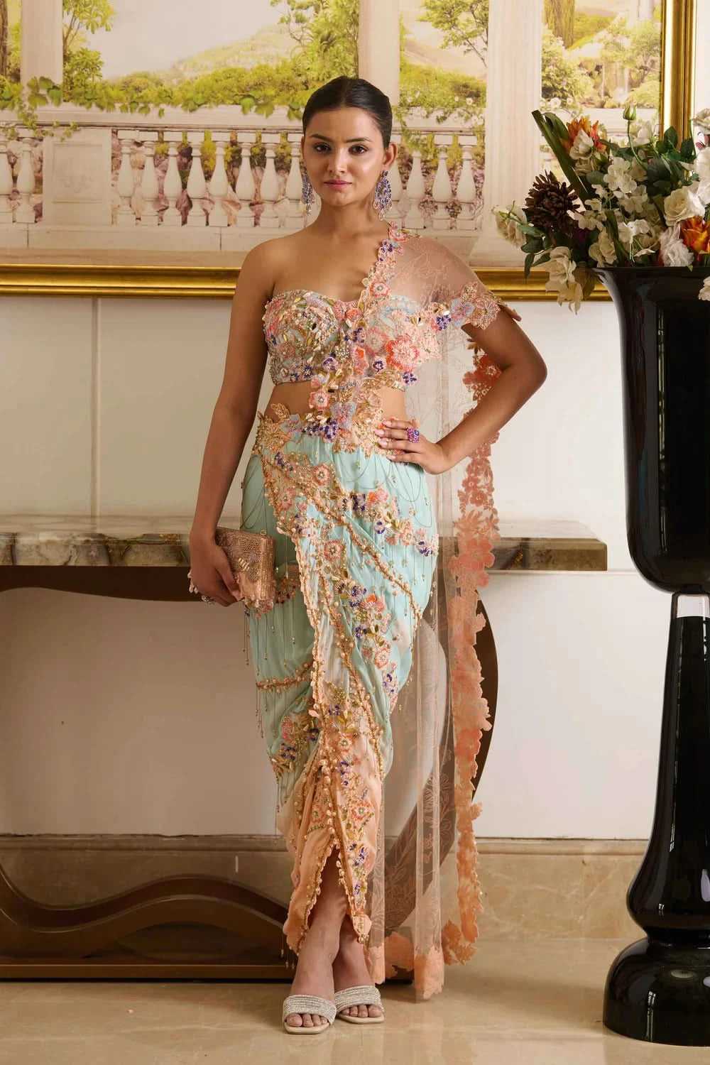 Rian Luxury Embroidery Saree Collection
