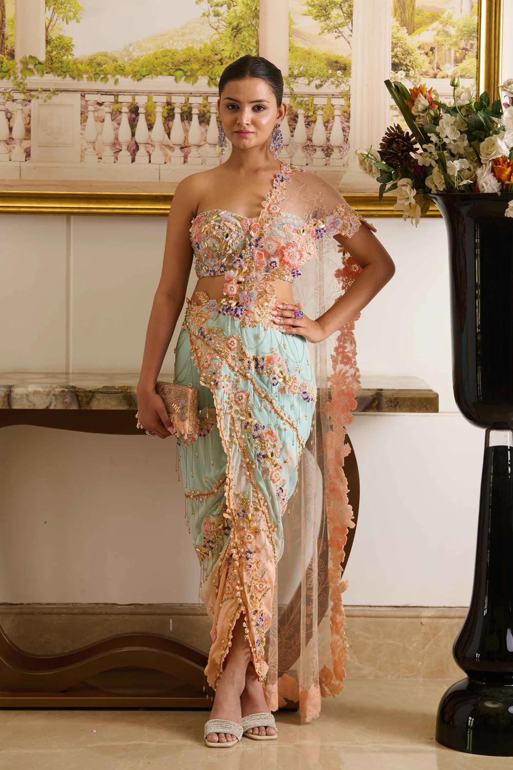 Rian Luxury Embroidery Saree Collection