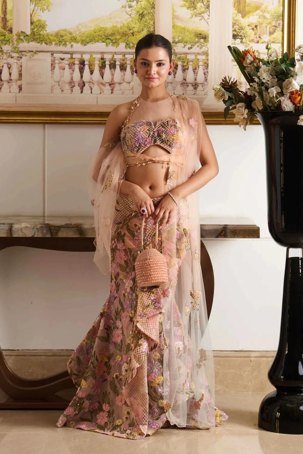 Pre-Draped Designer Saree