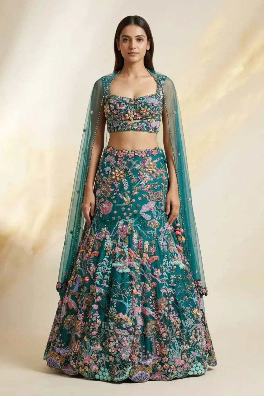 Pre-Draped Designer Saree