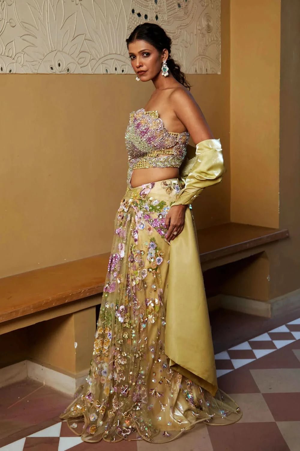 Laya Designer blouse design