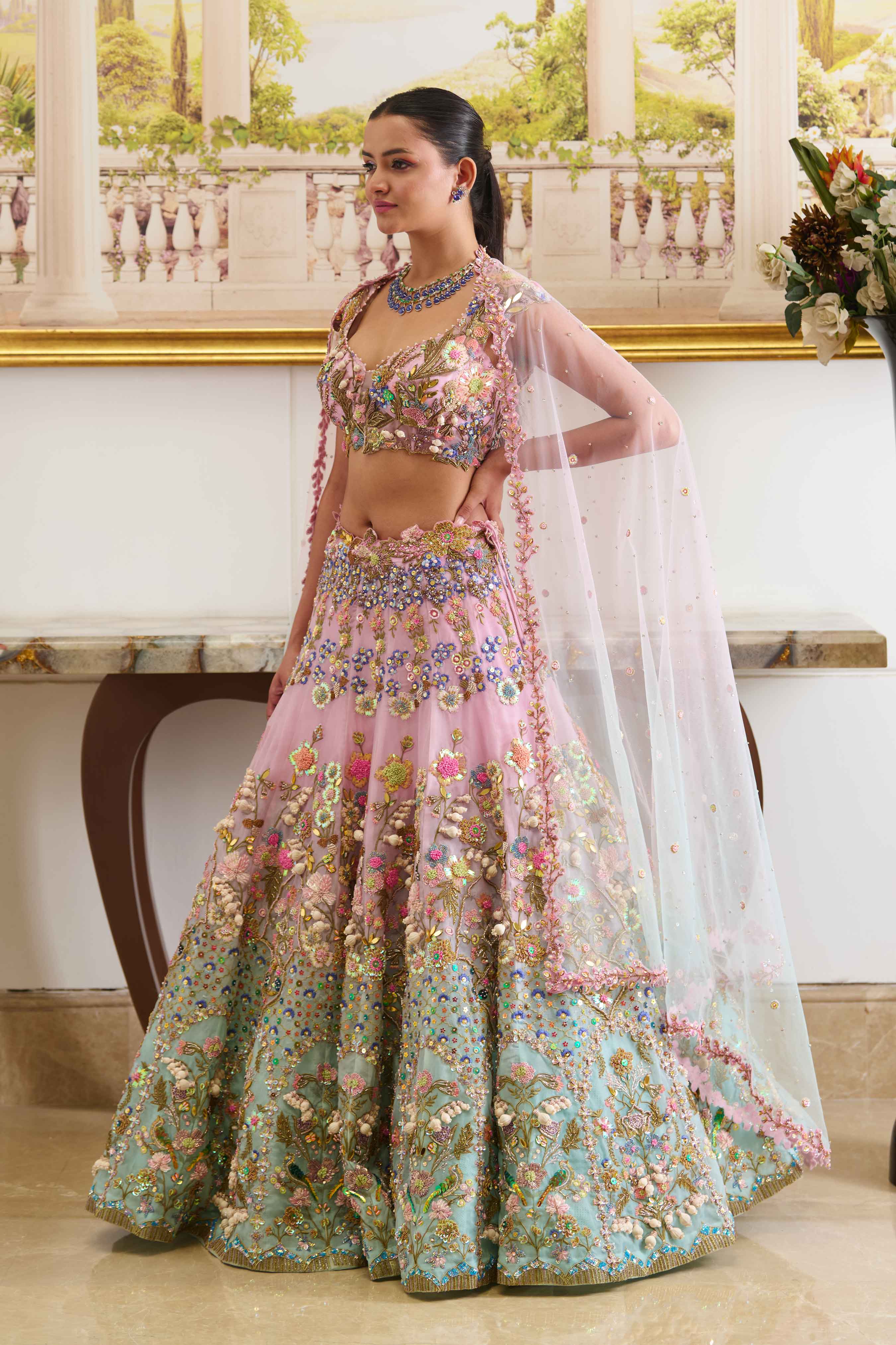 Azura designer lehenga set