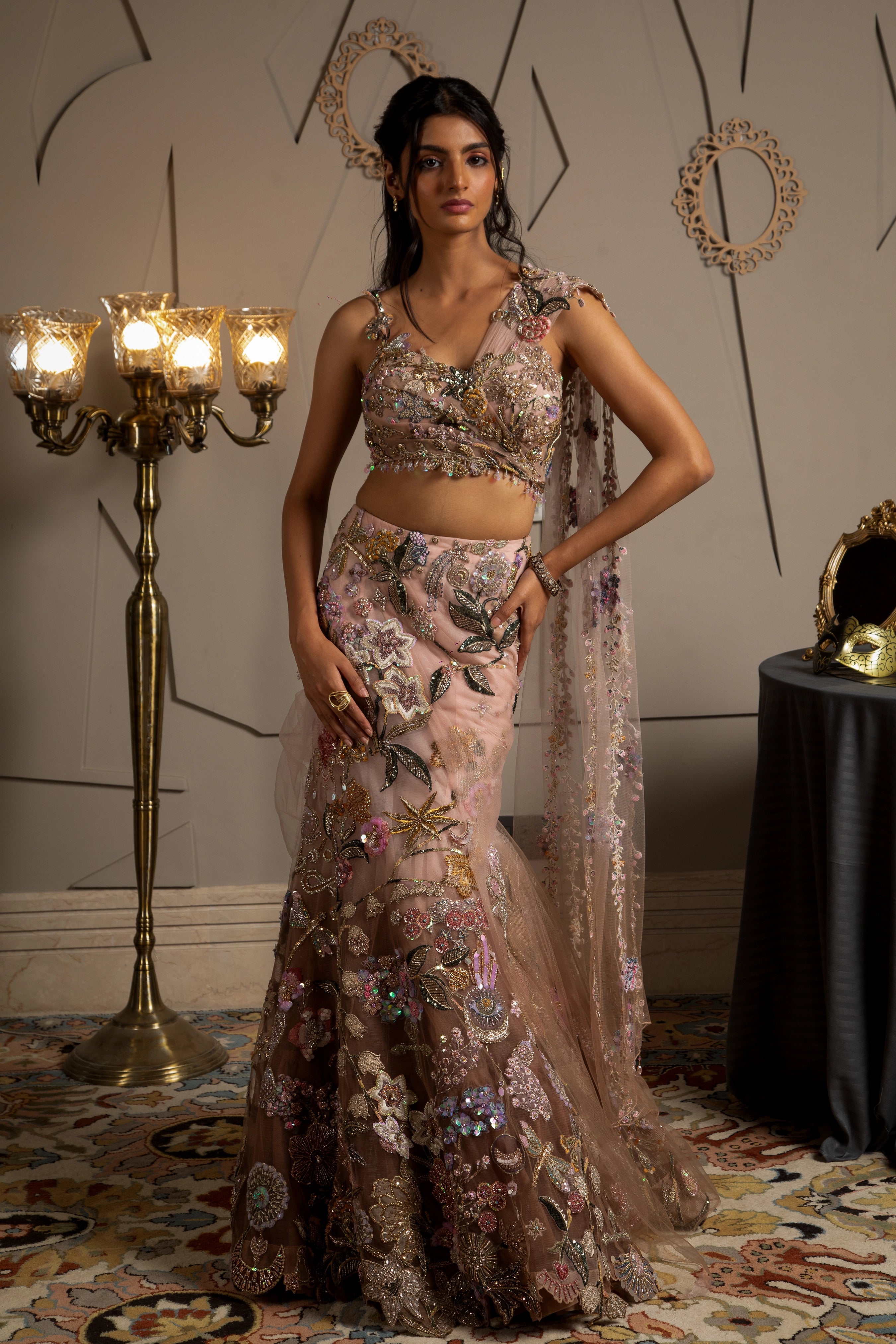 Embroidery Lehenga Set