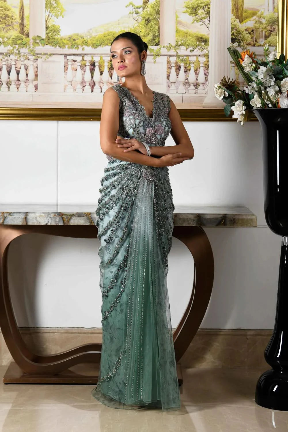Saree Drape Dress Online