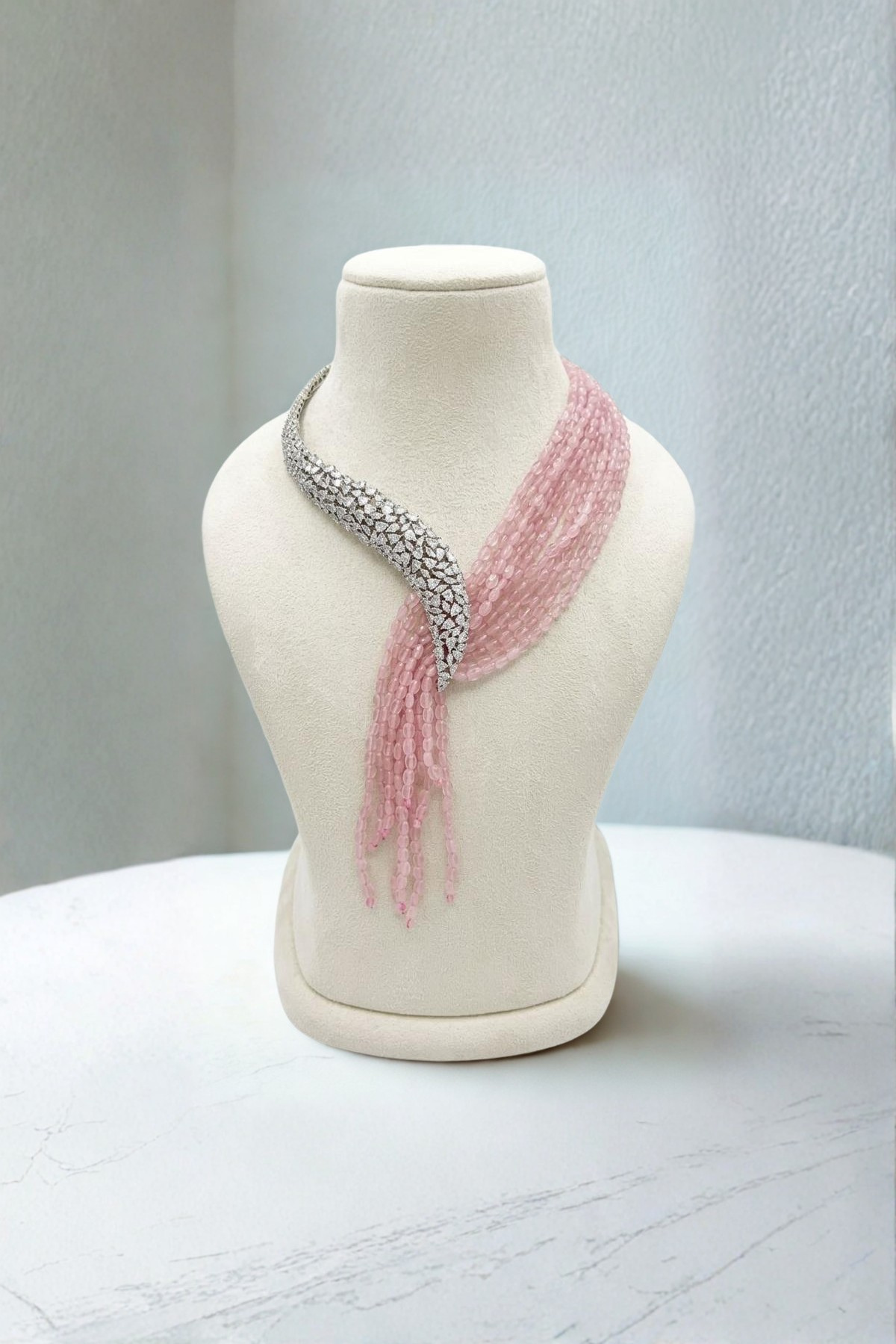 The Rose Quartz Serpent Wrap