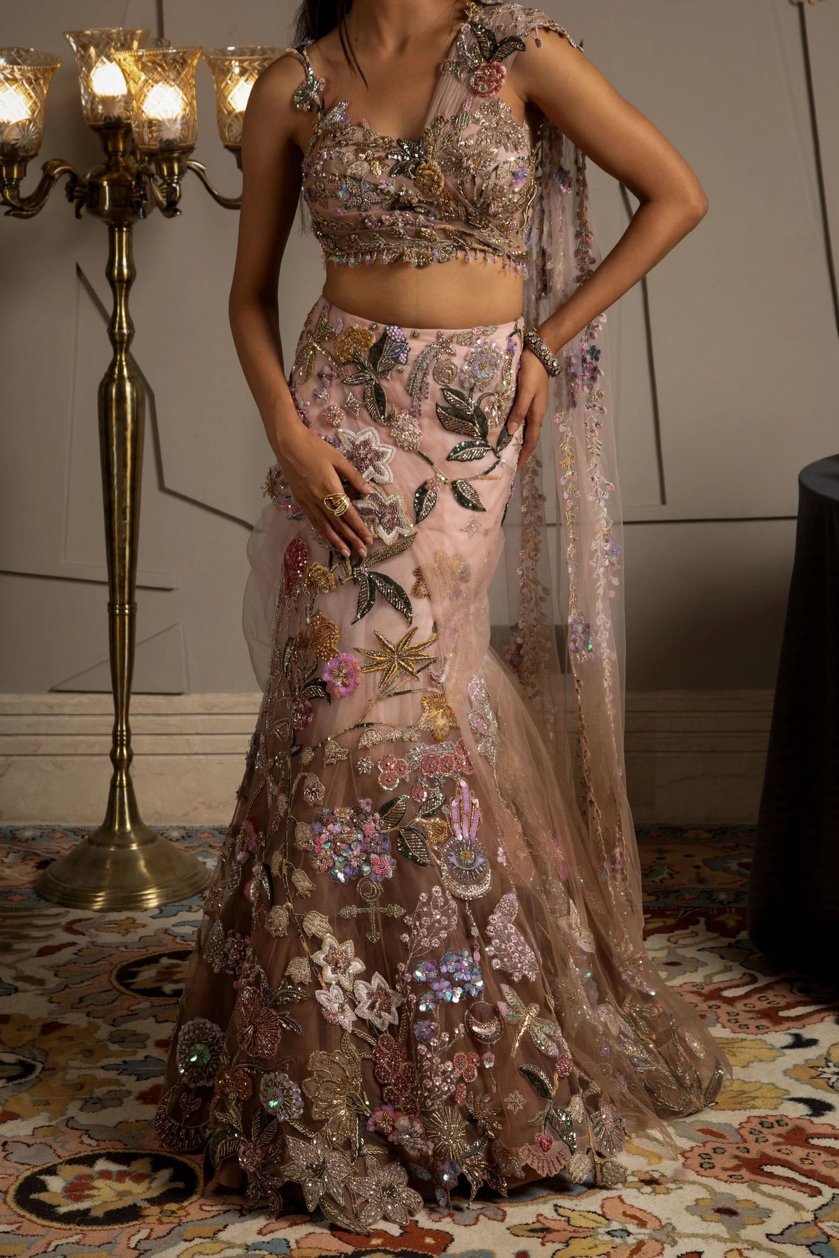 Aurora Heavy embroidery Lehenga Choli