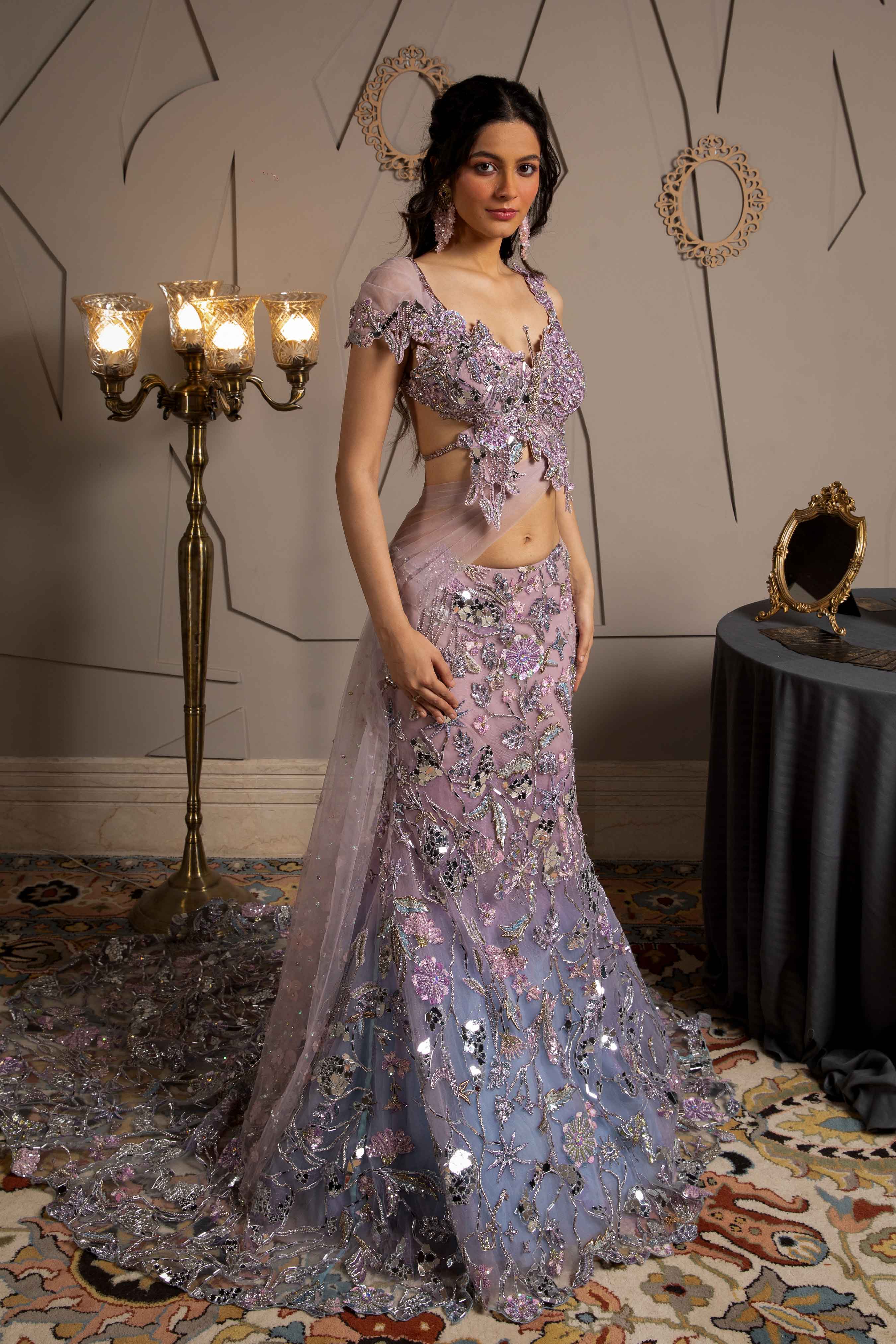 Shop semi lehenga collection Online