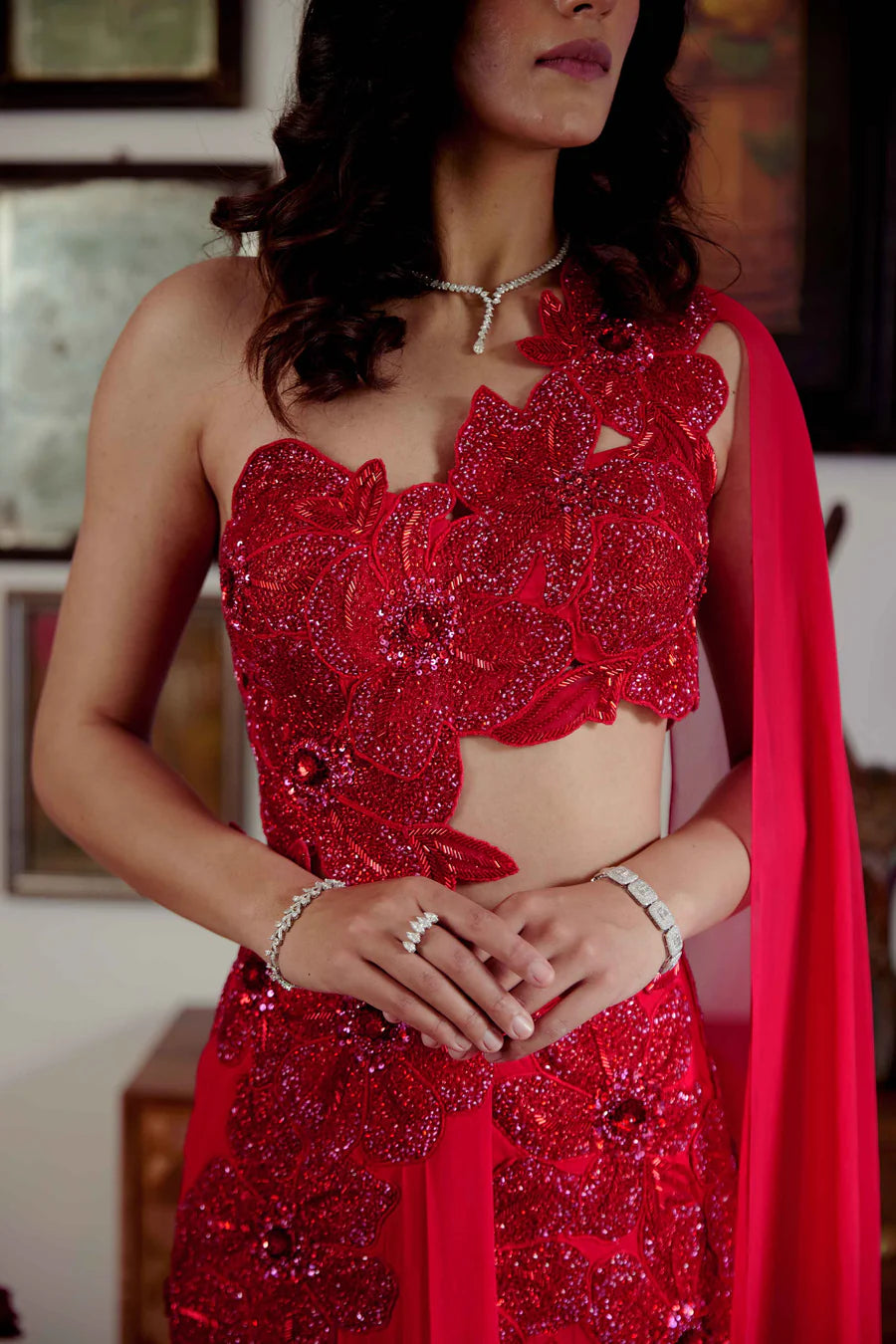 Elara Saree for reception