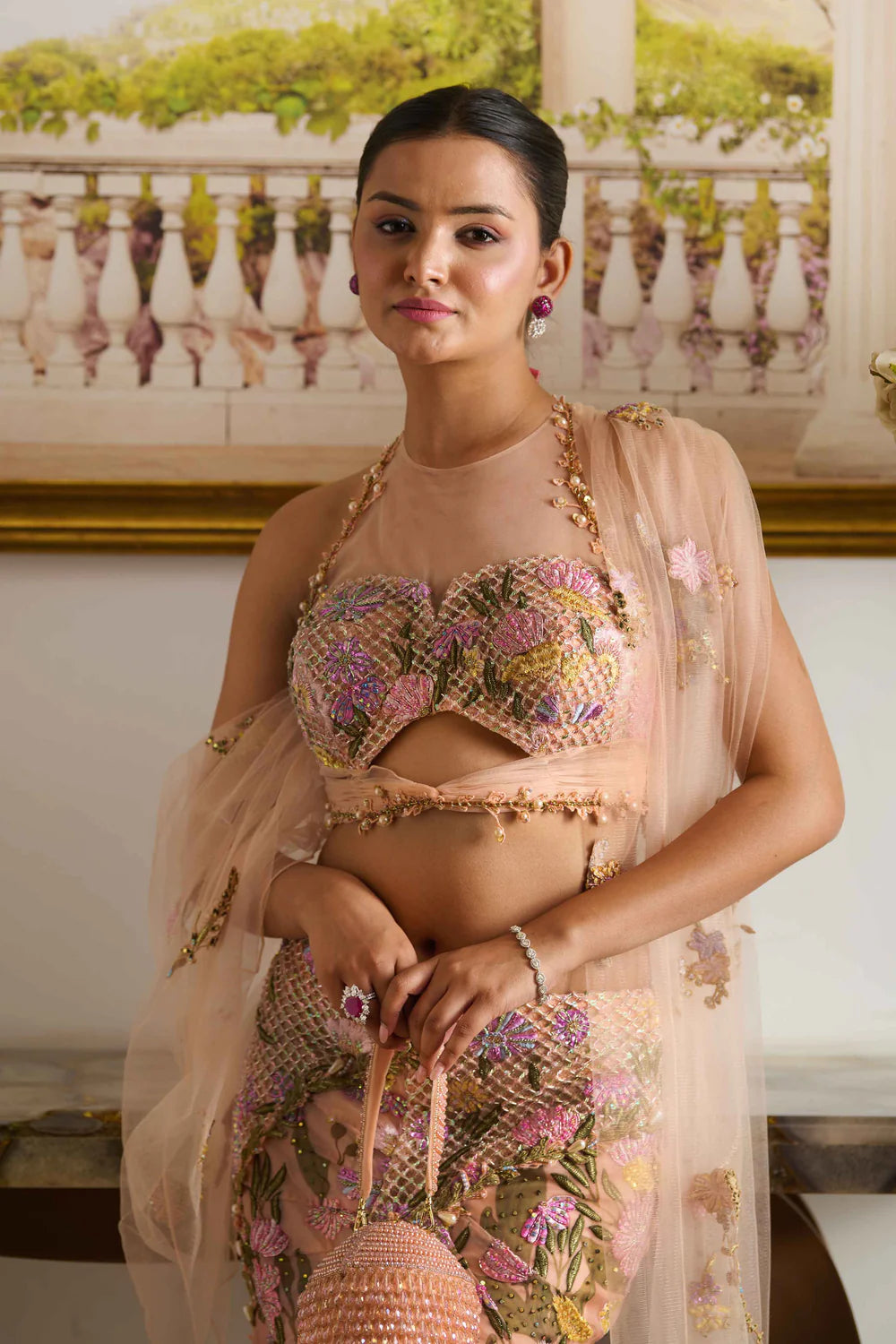 Indo western drape dresses