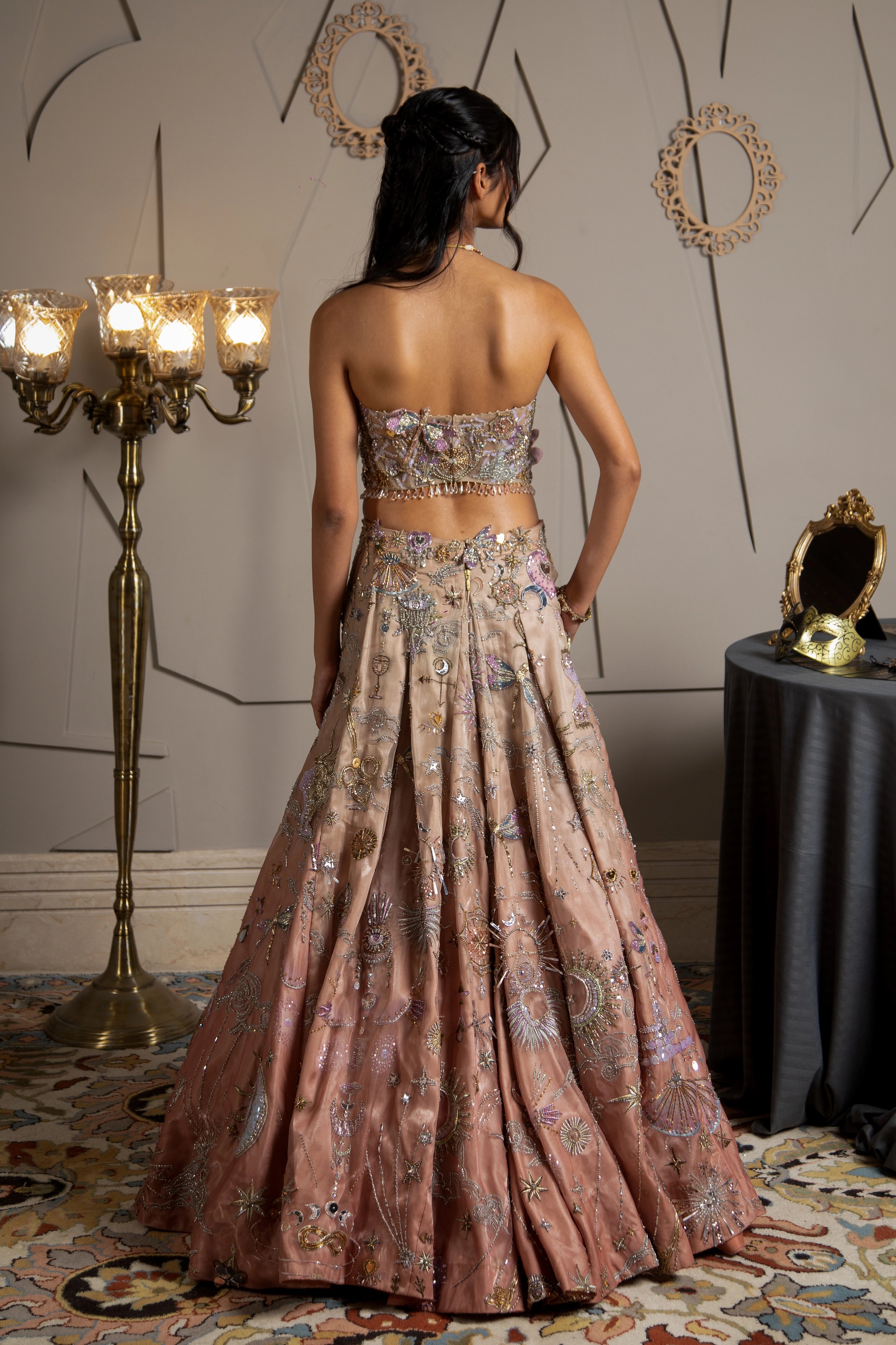 Nova semi stitched lehenga