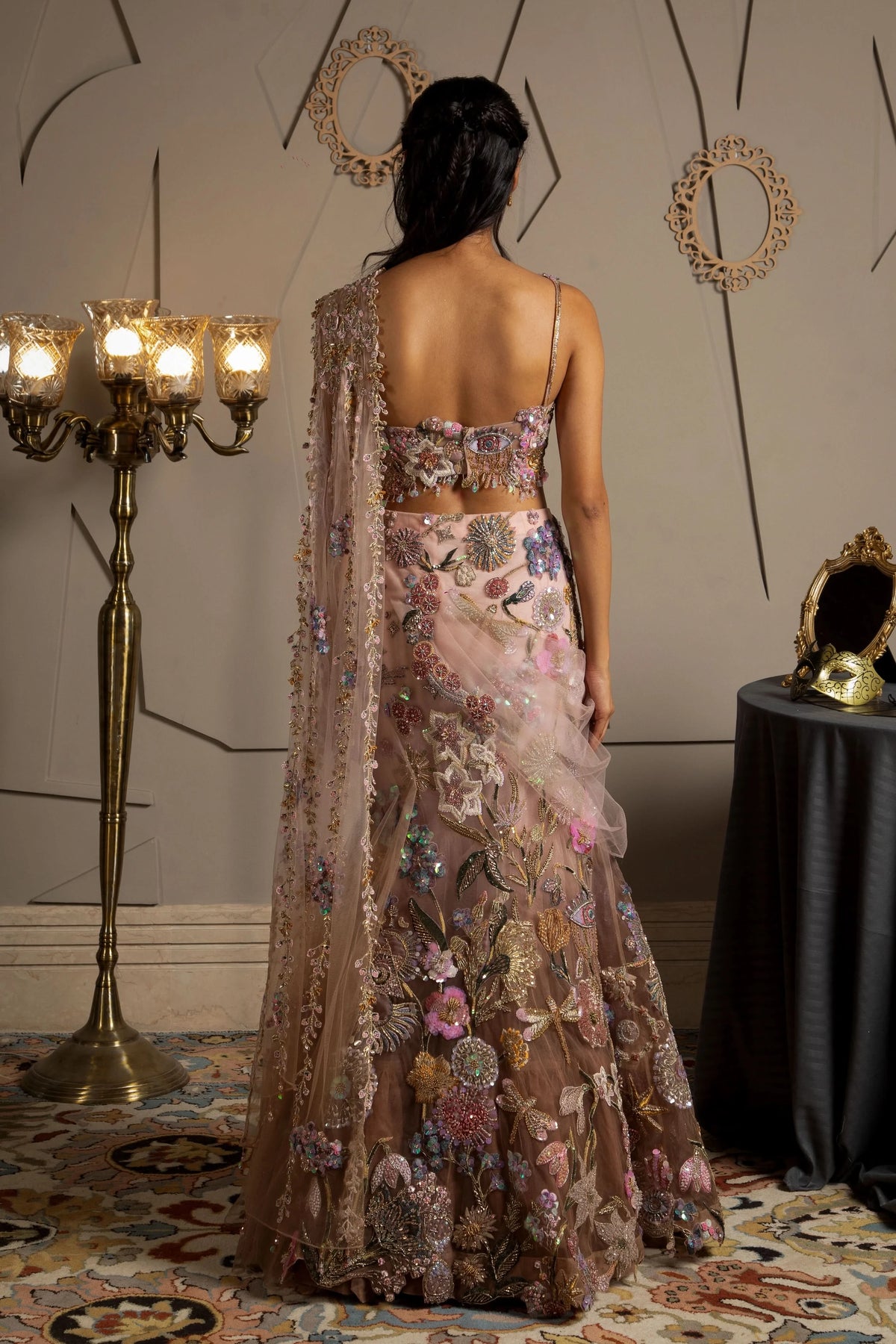 Aurora designer embroidered Indian lehengas