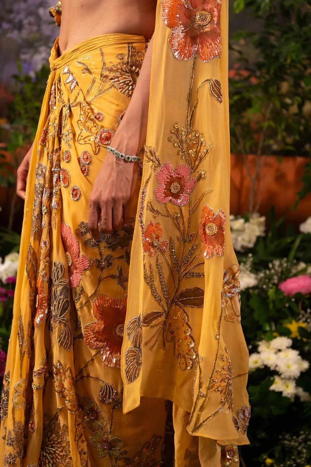 Saree dress design for women