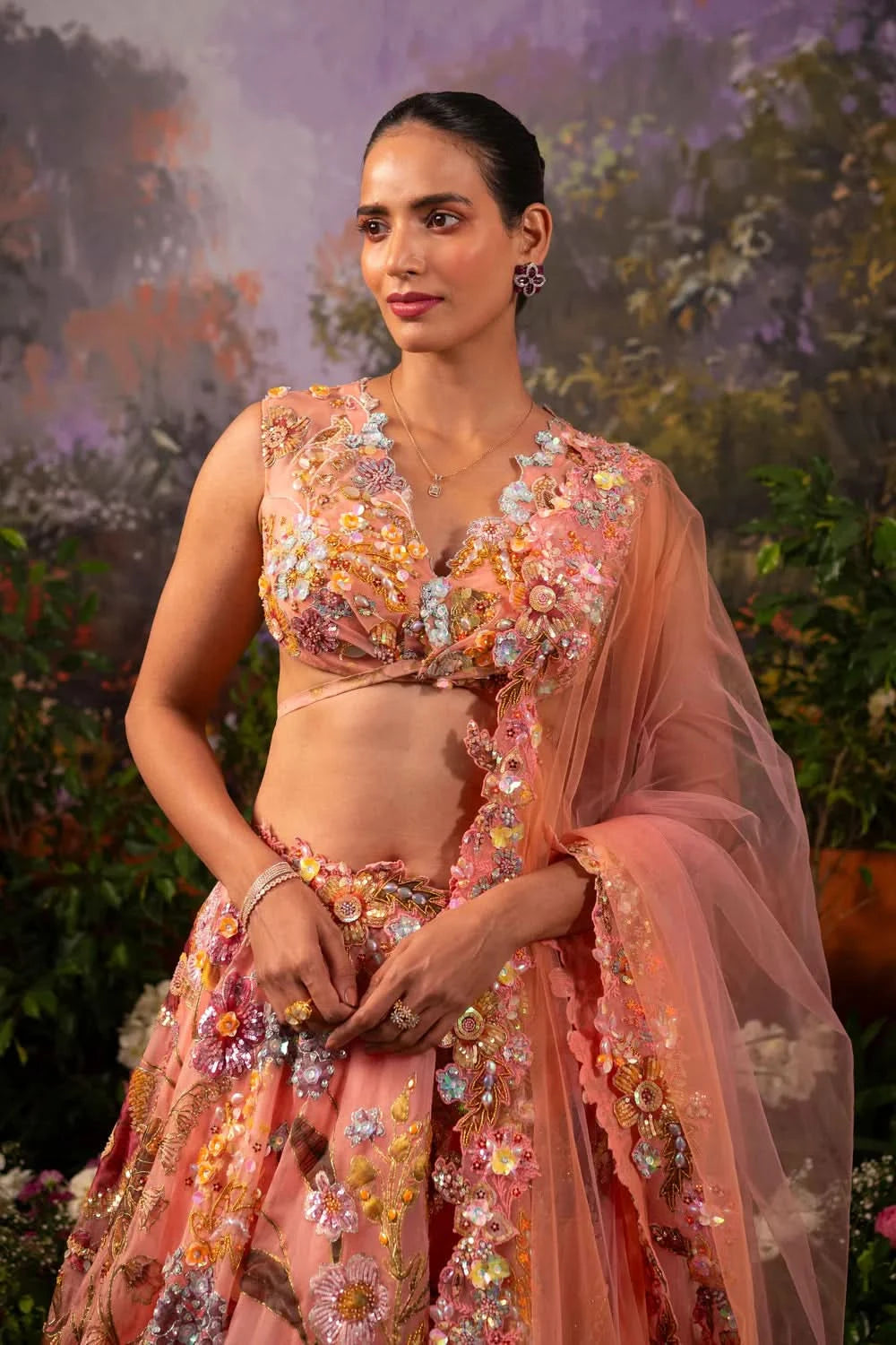 Zara designer lehenga set
