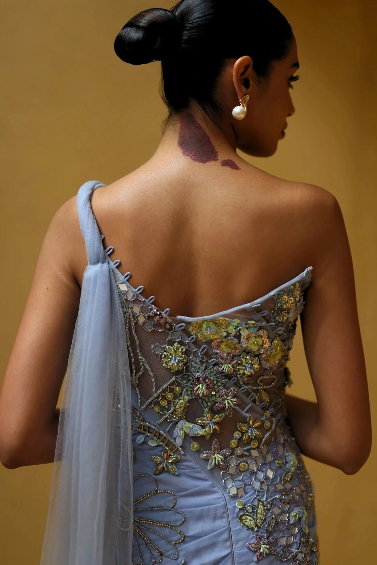 saree drape dress