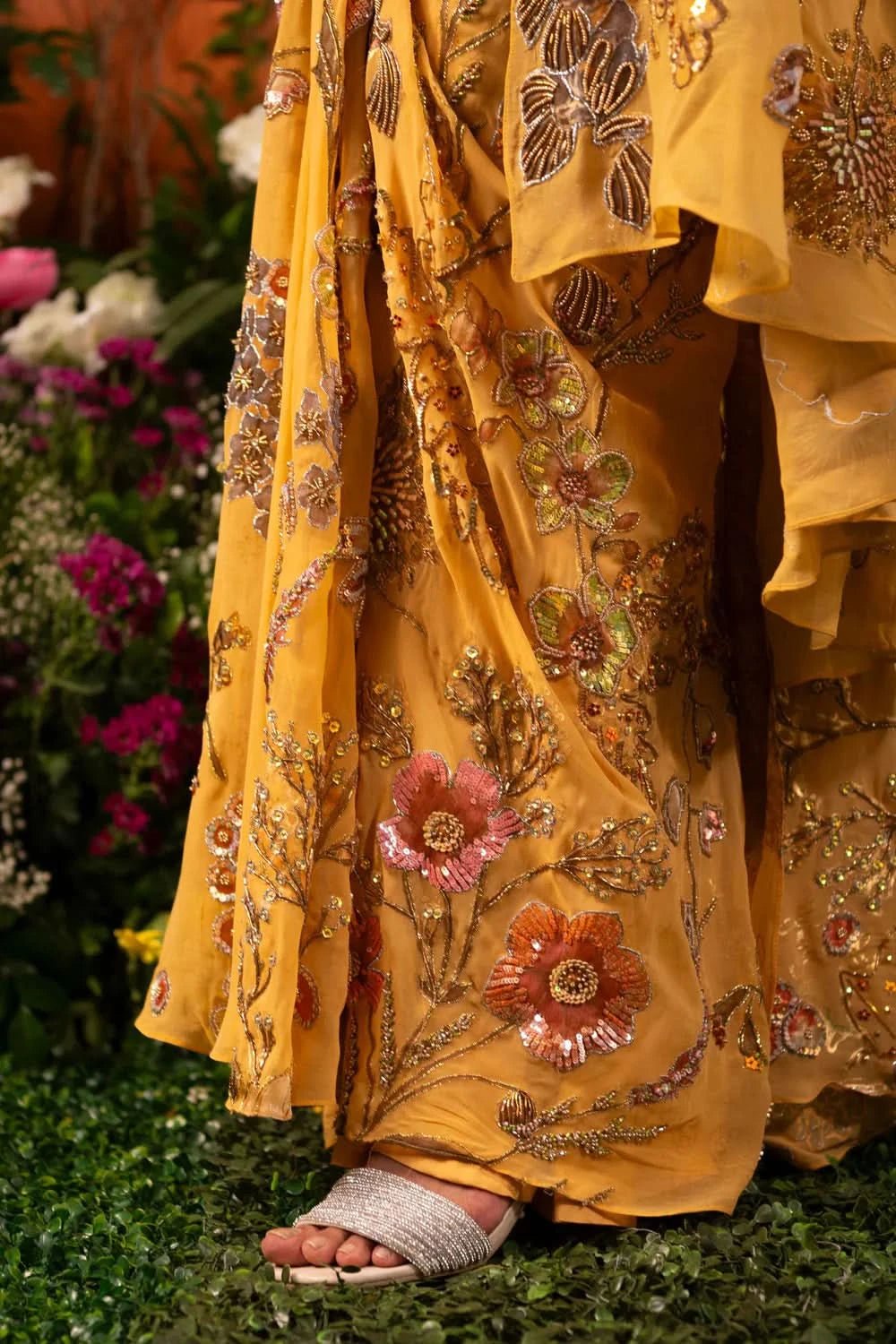 Designer drape saree for women
