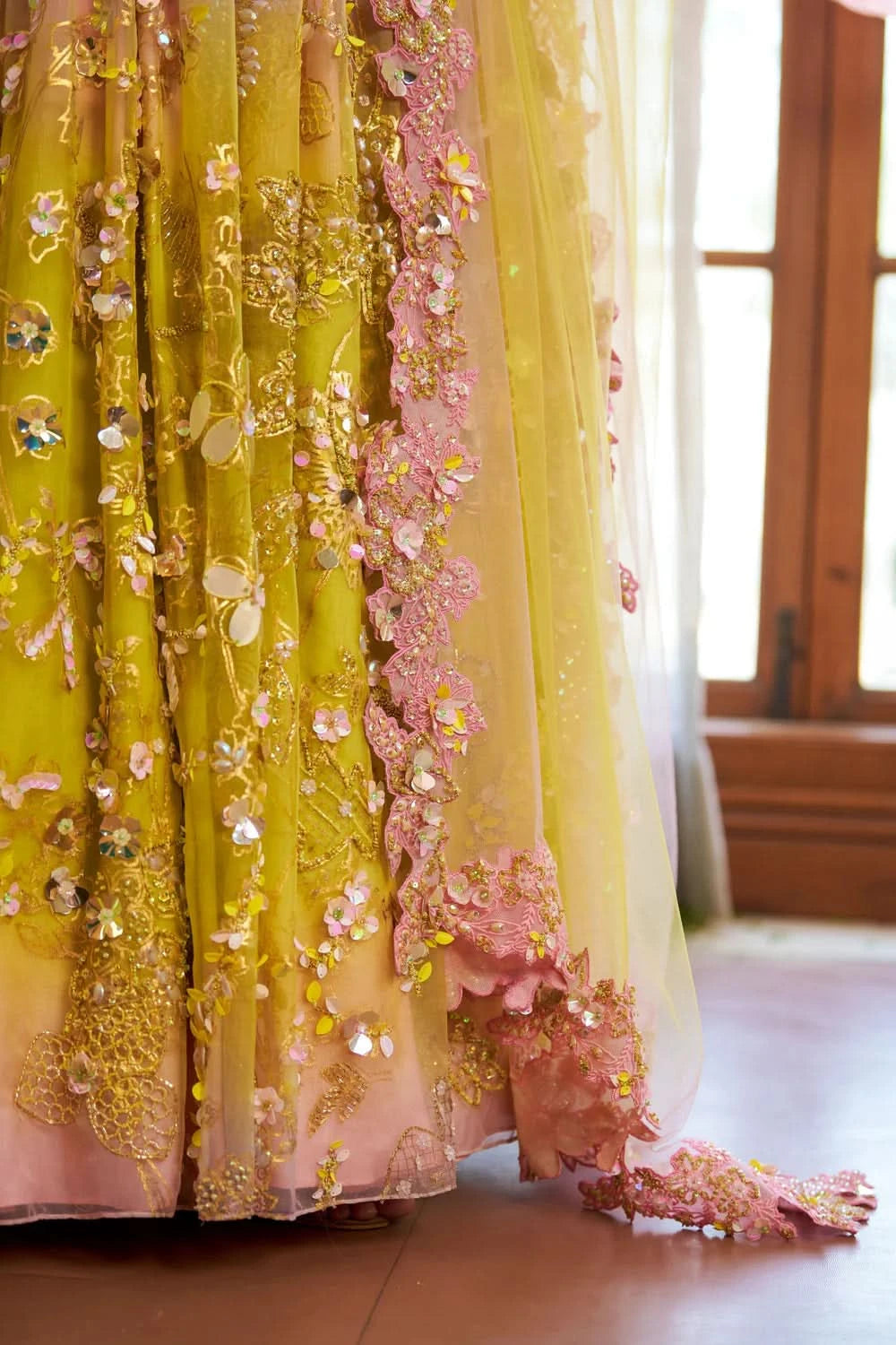 Amora Lehenga Set with Yellow Color