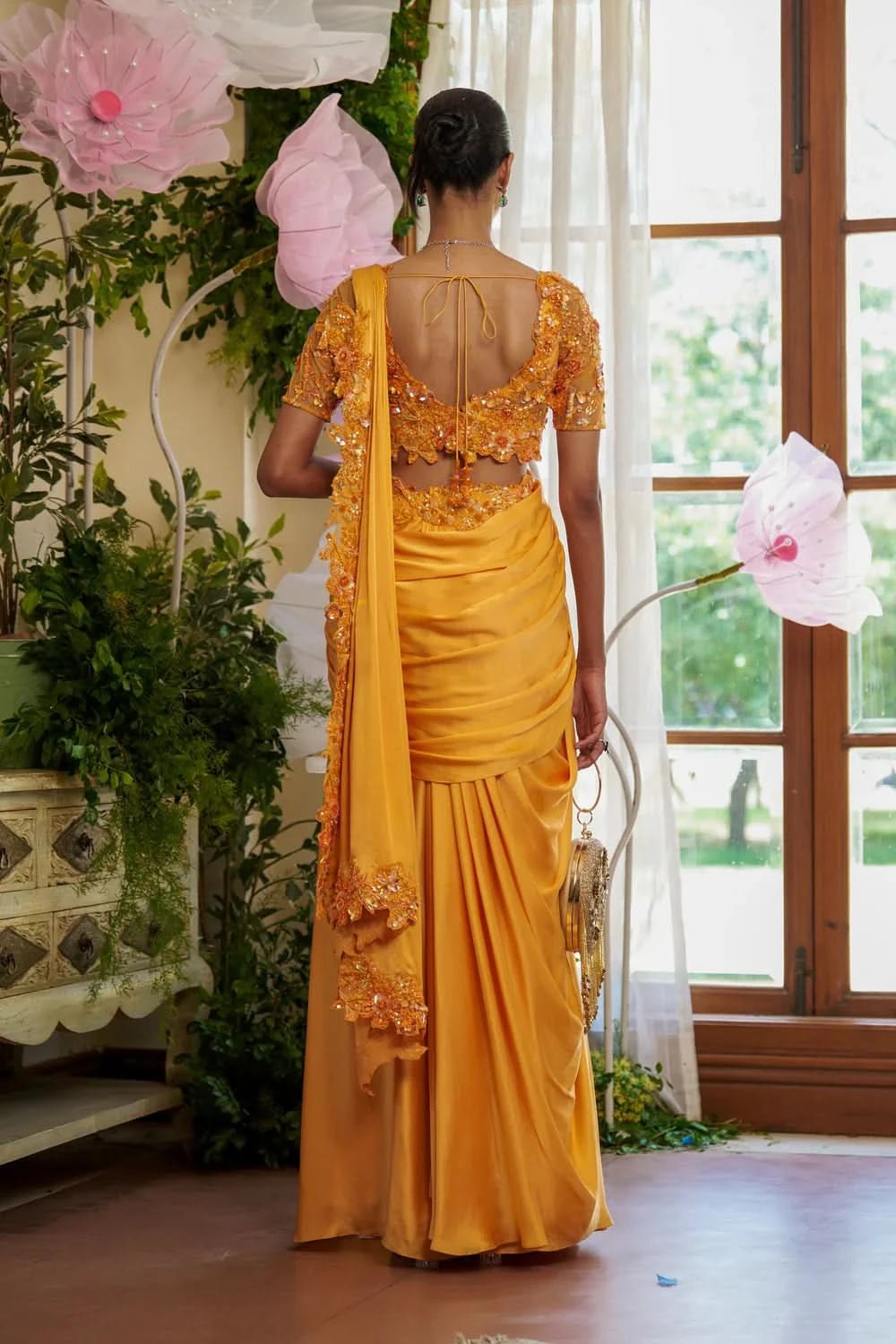 Designer Saree with Embroidery