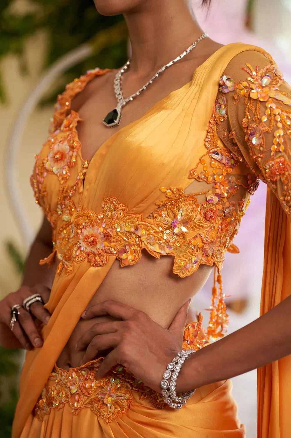 Premium Saree Designed by Moledro