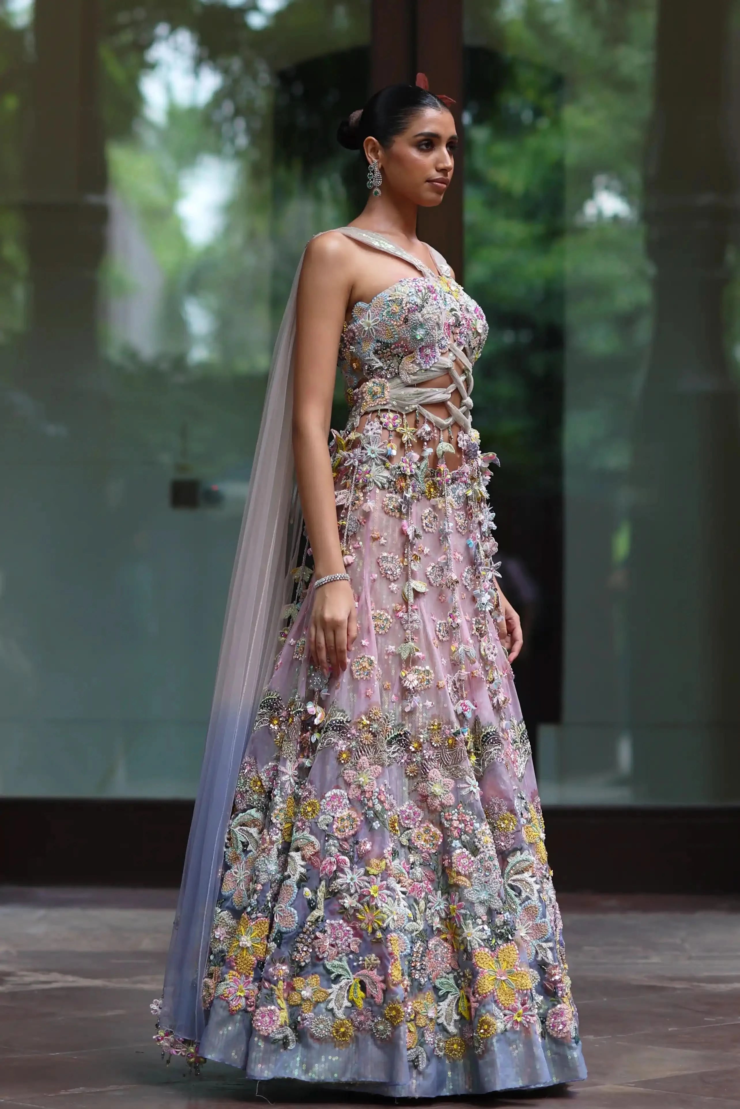 Sora designer lehenga set