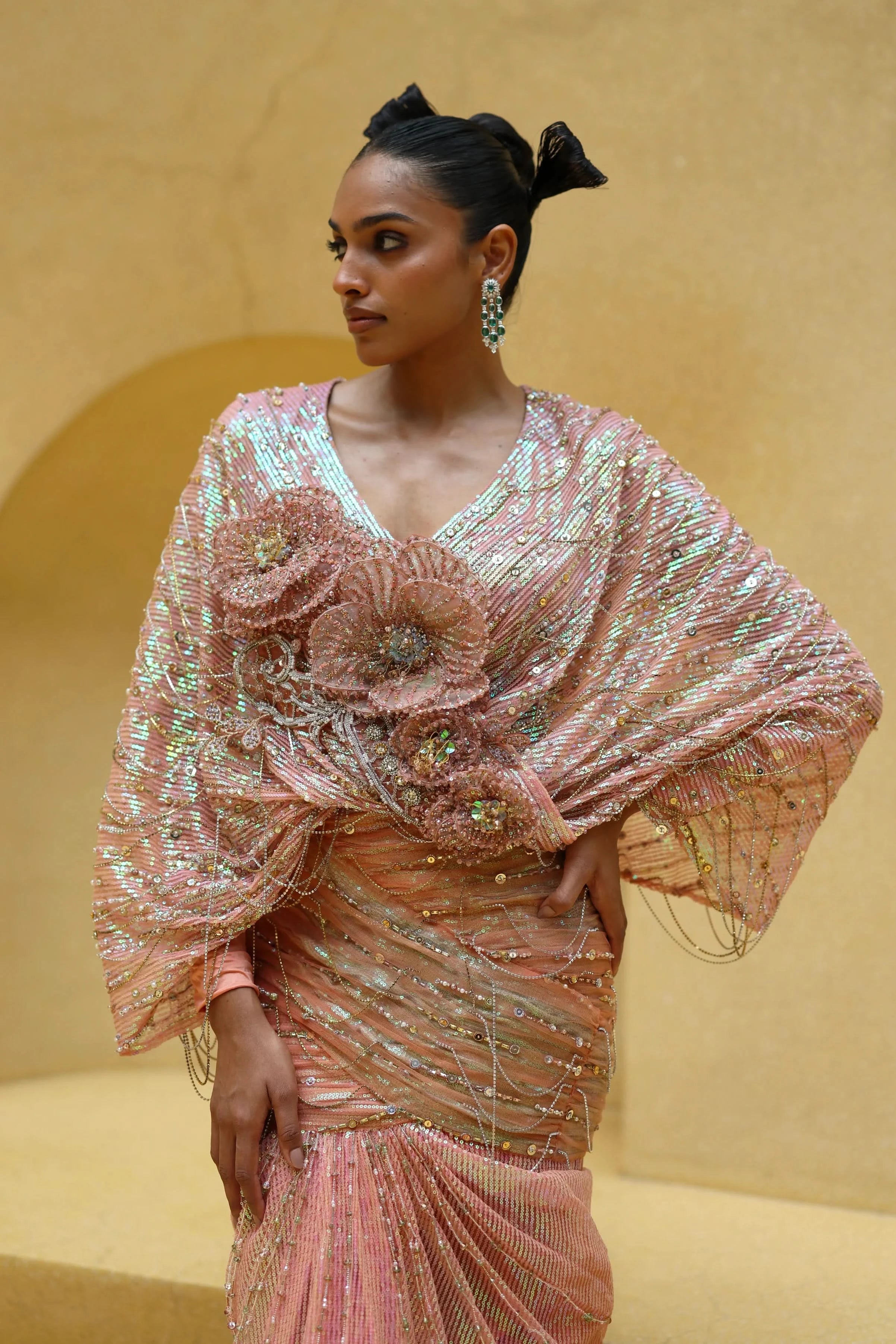 Floral Draped Co-Ord Set