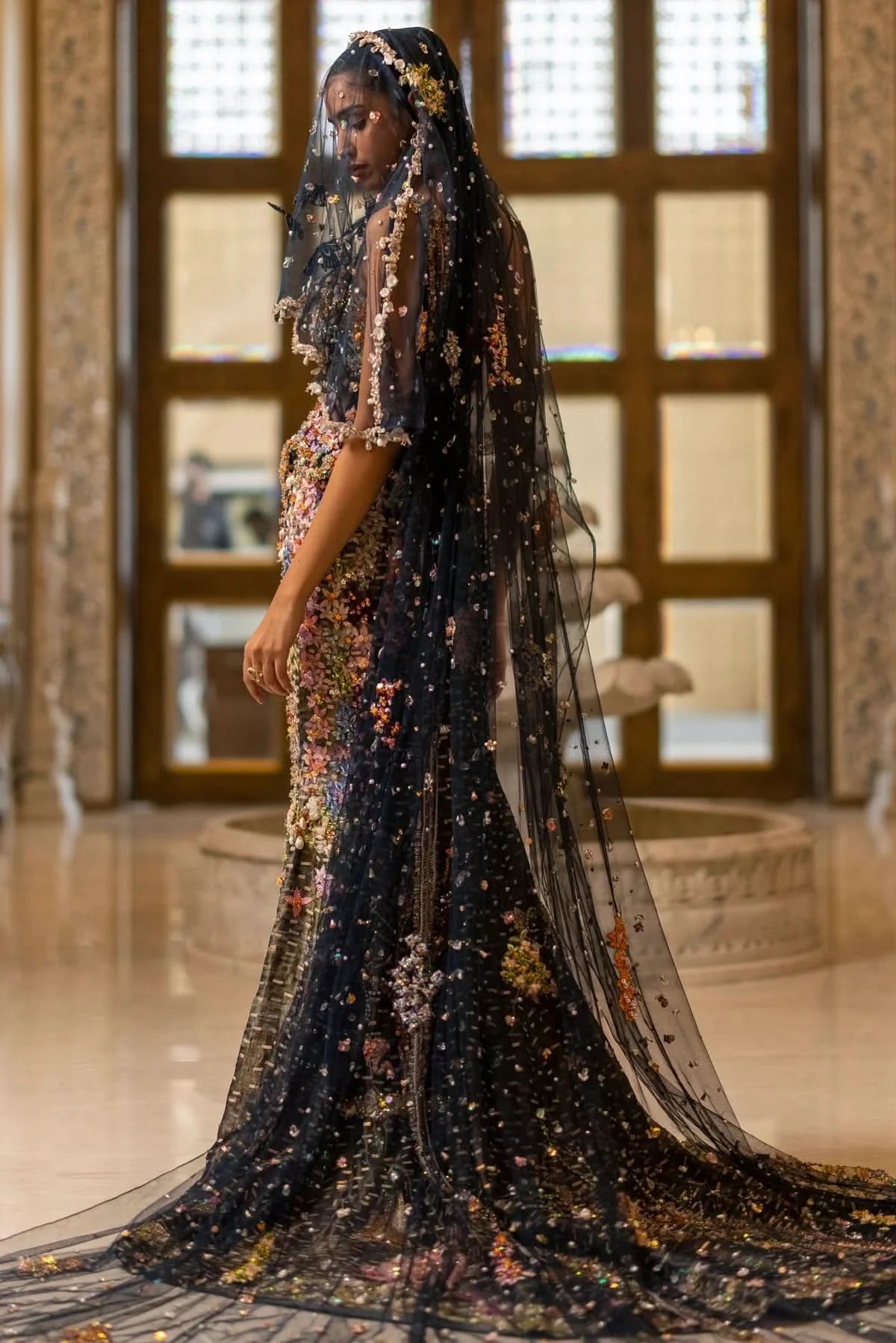 Hera Midnight Blue lehenga set