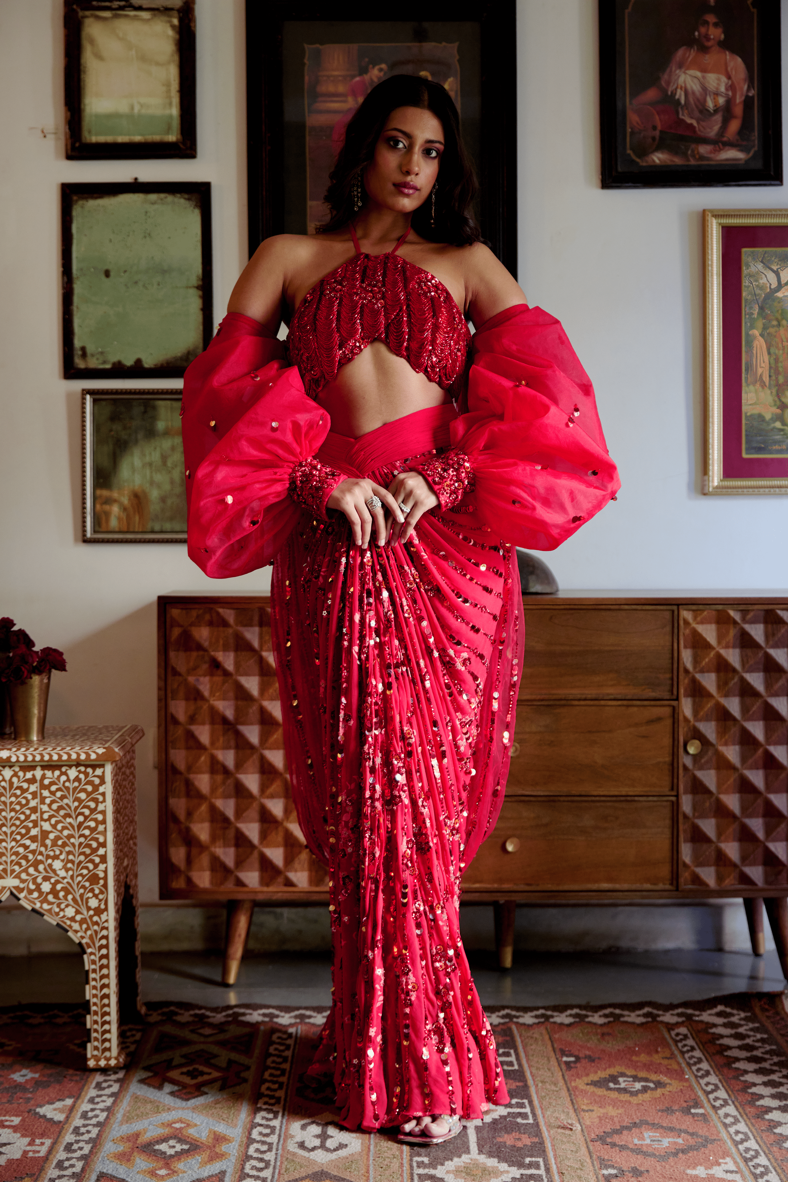 Saavi Sleeve and Dupatta