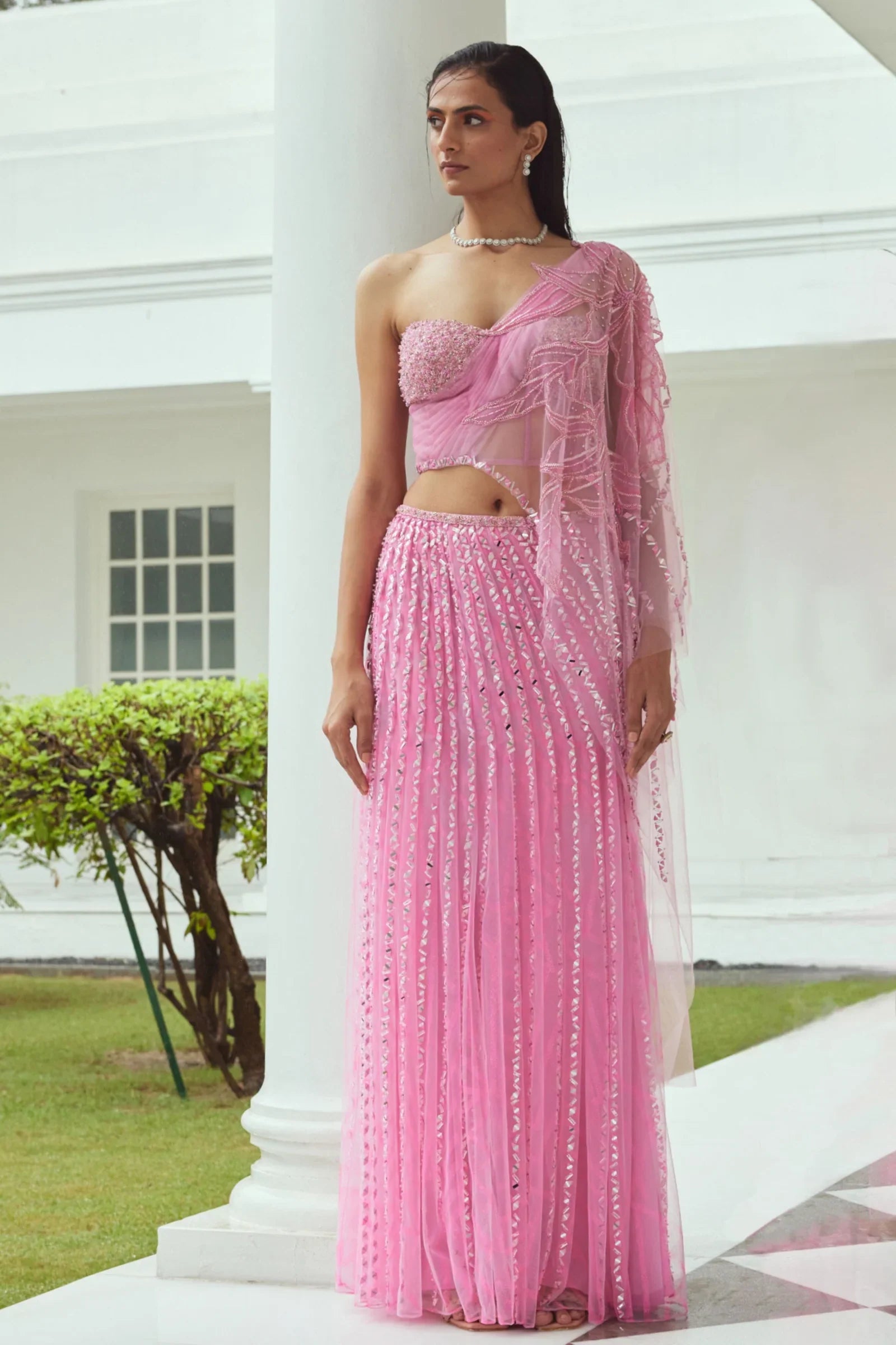 Diva pre drape saree