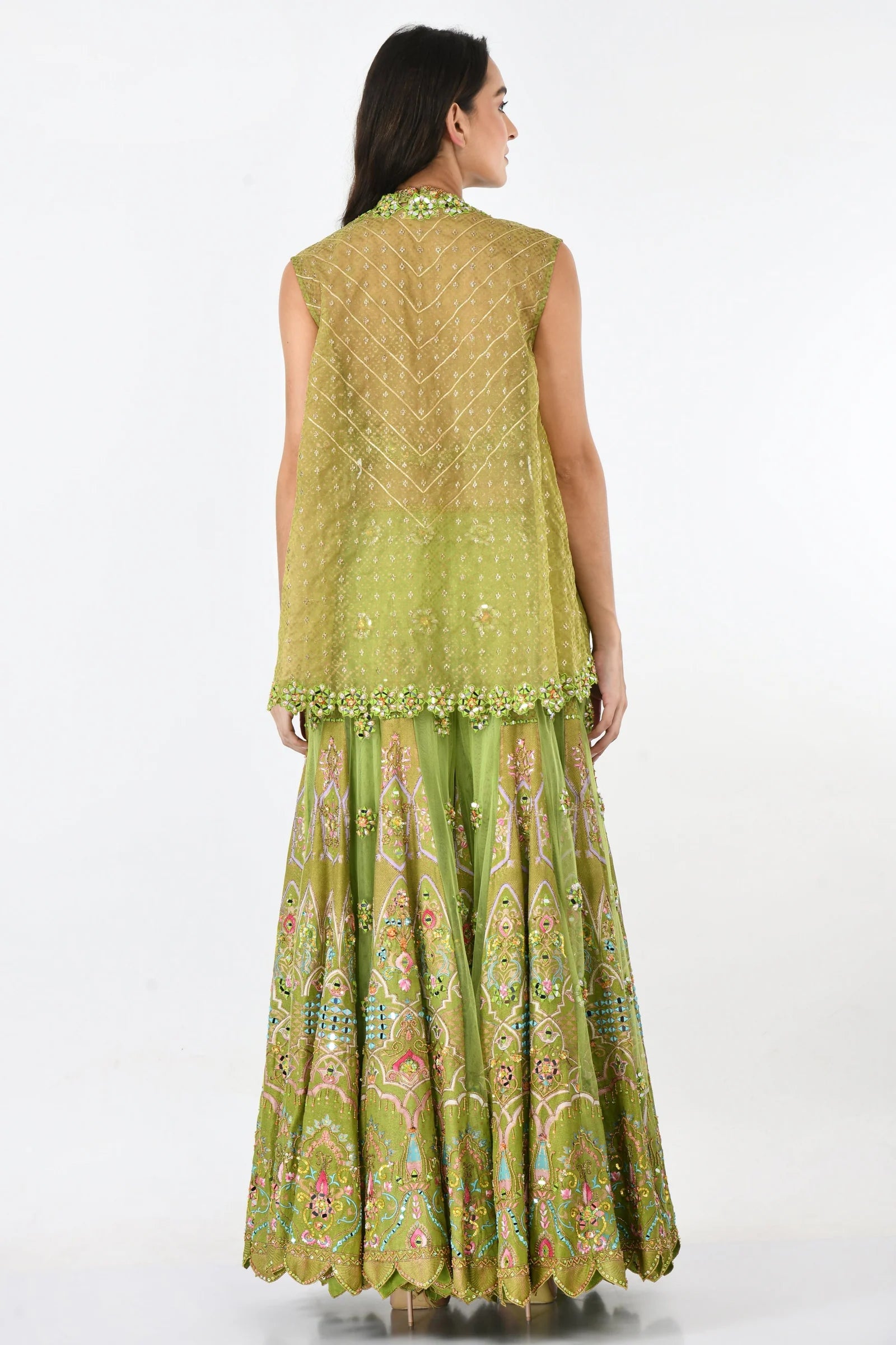 Eka Sharara design with dupatta