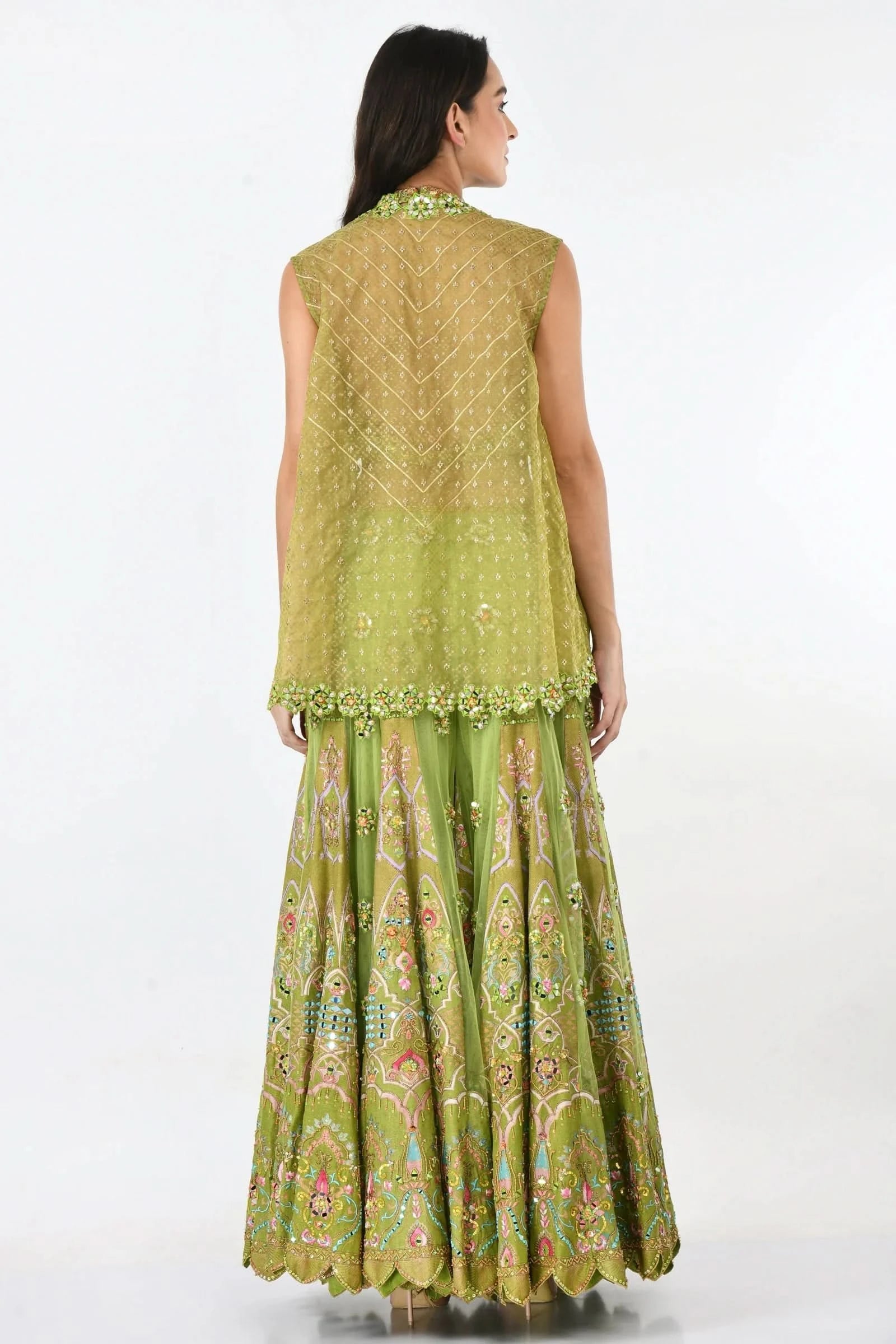 Eka Sharara design with dupatta