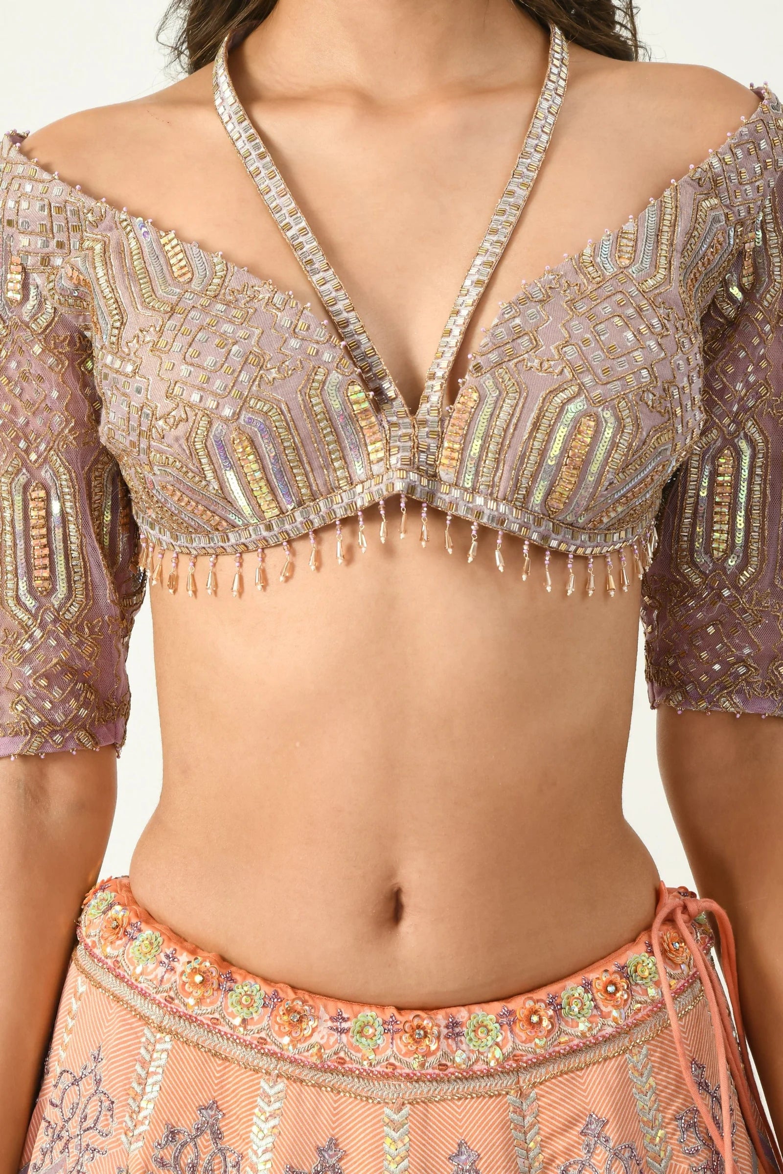 Husnah Multicolor designer lehenga