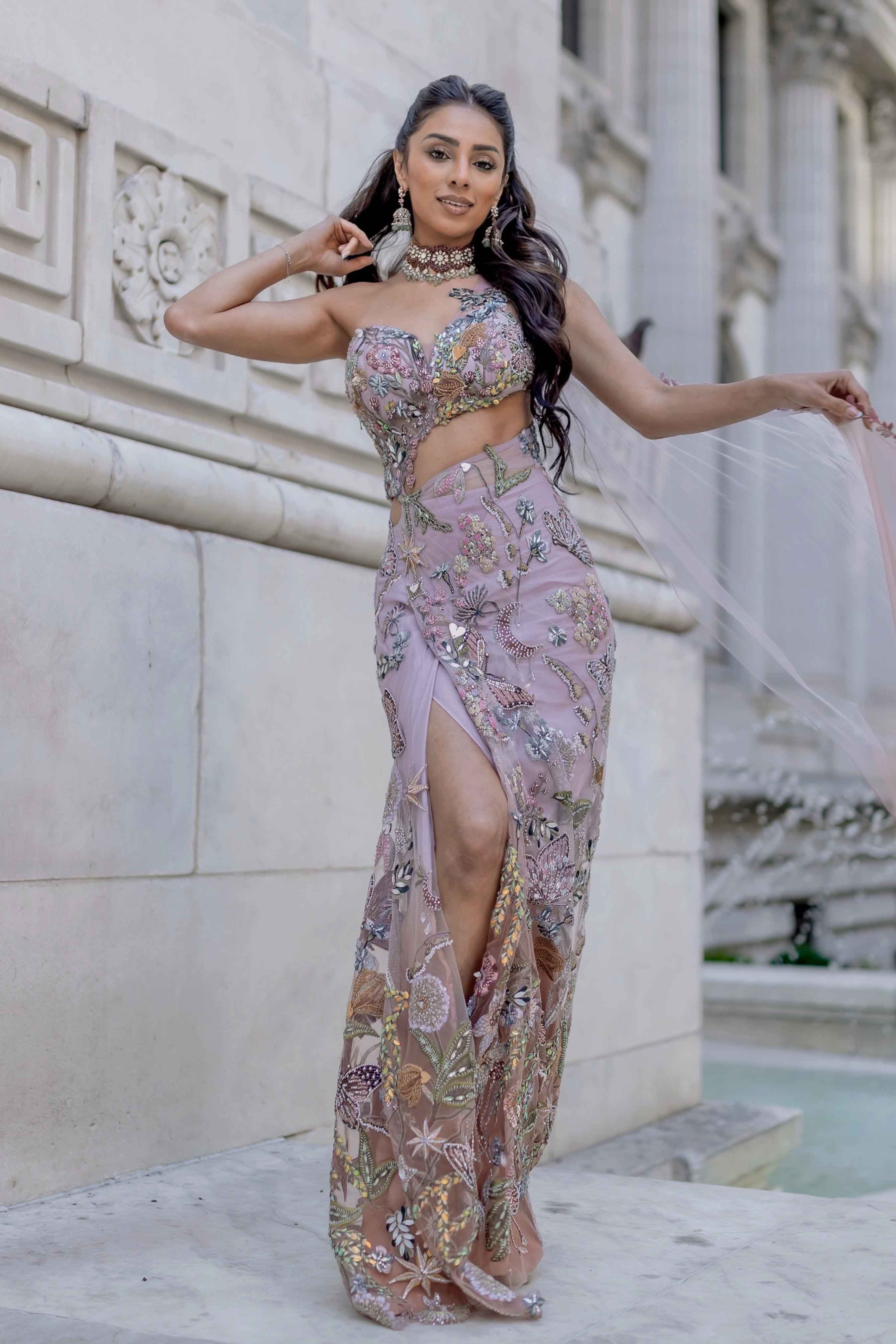 Elysia Pre Draped Dress