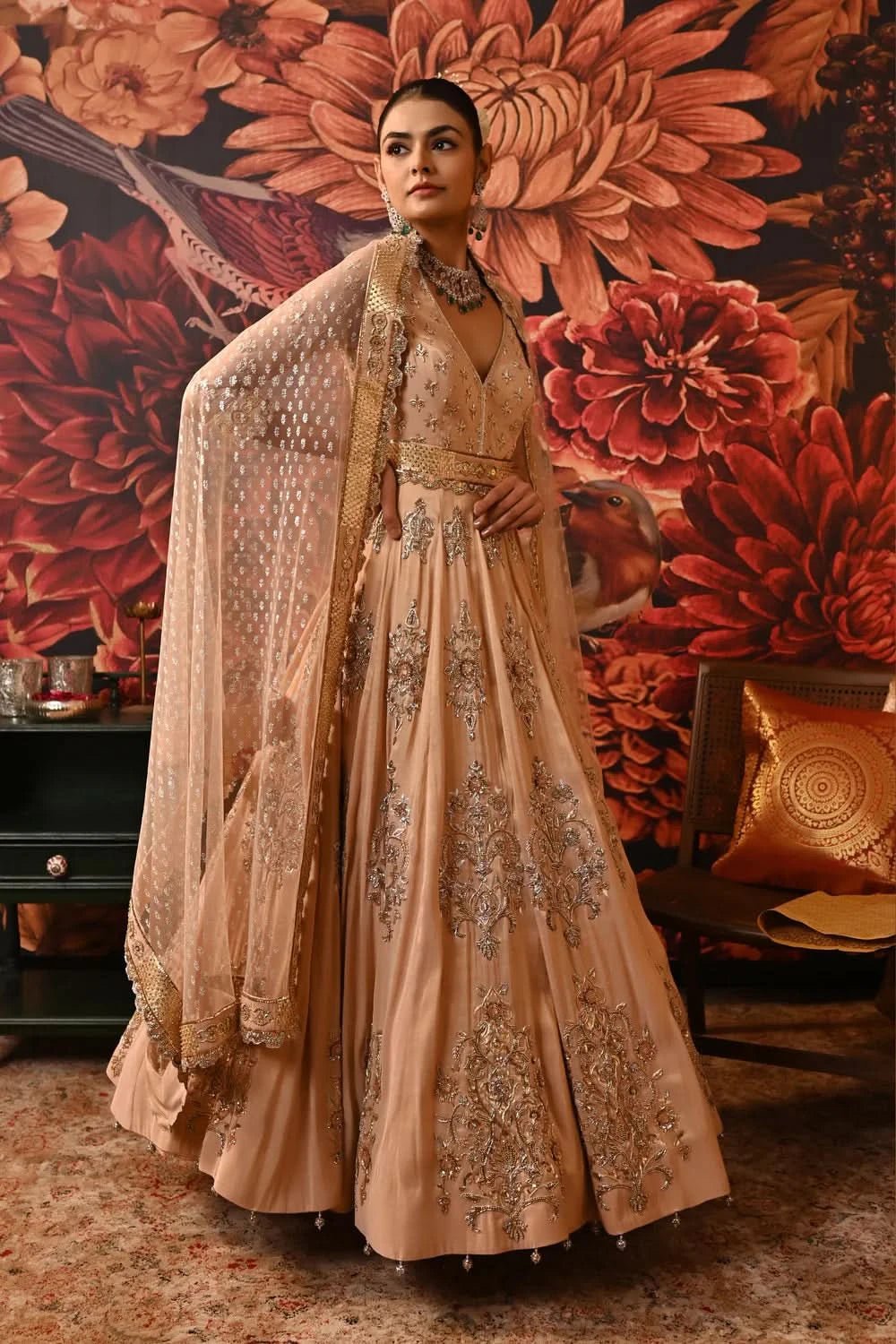 Anarkali Gown dresses for marriage women