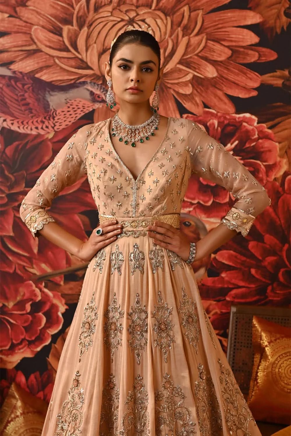Anarkali Gown dresses for marriage women