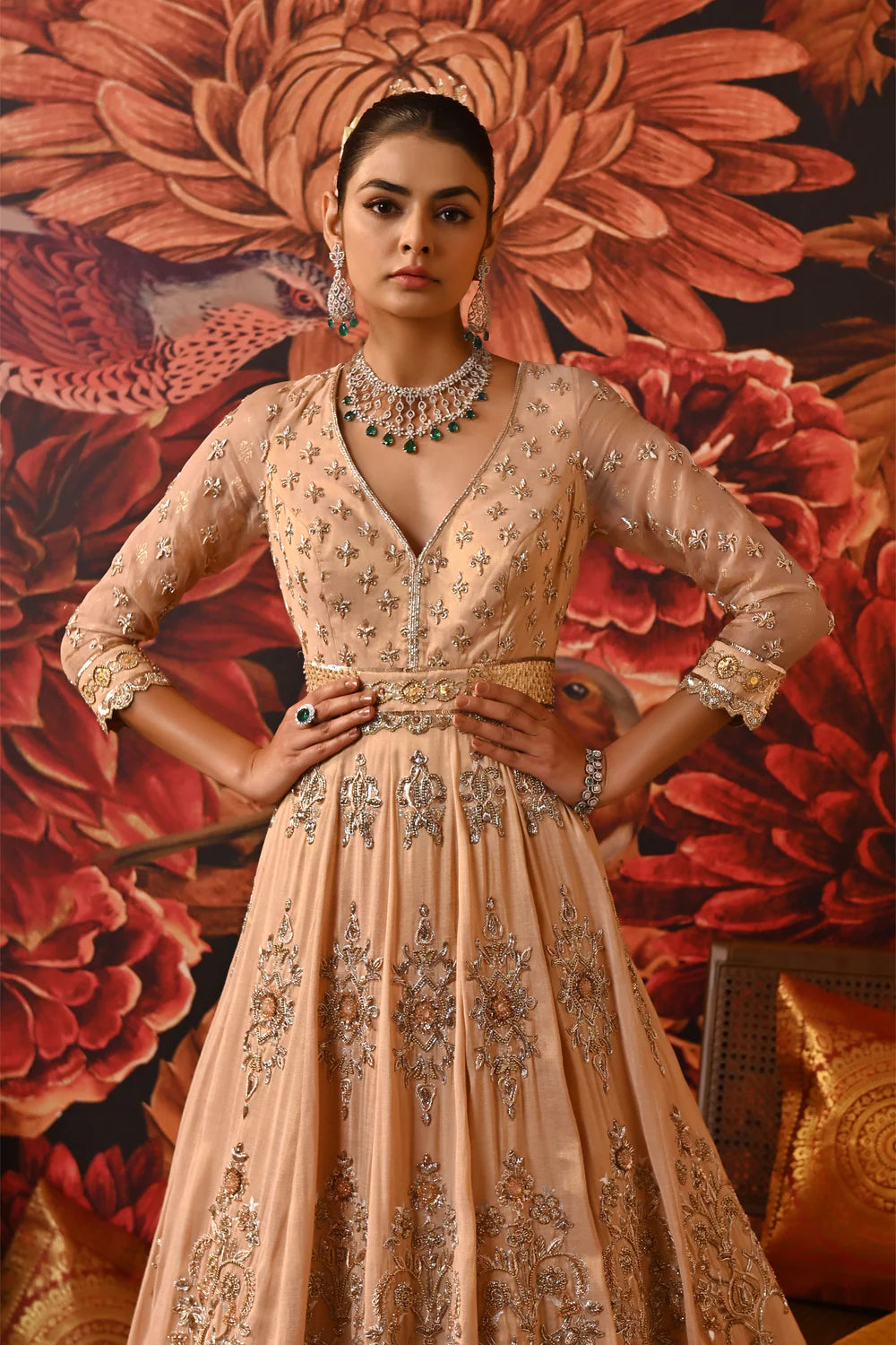 Anarkali Gown dresses for marriage women