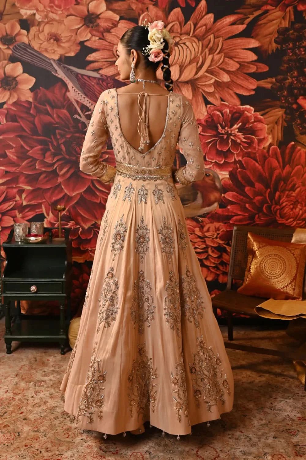 Insha Anarkali Gown dress with full Sleeves