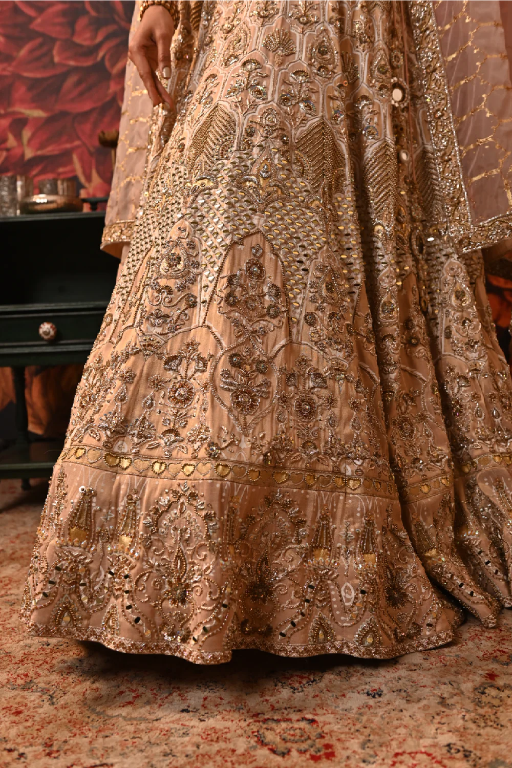 Designer Lehenga with Embroidered Work