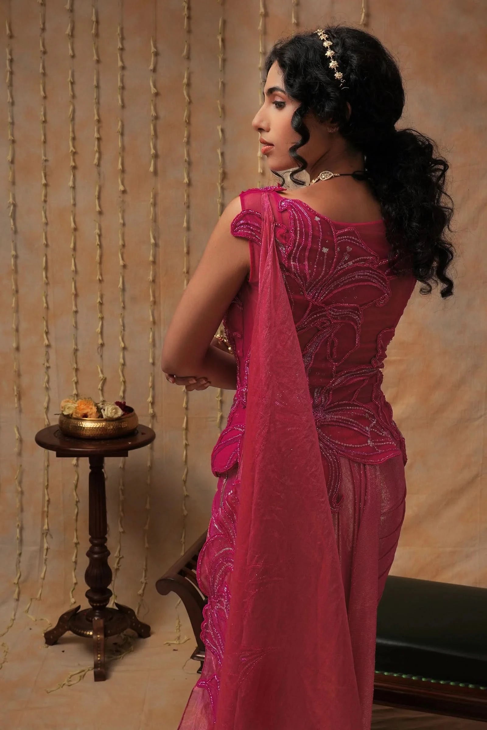 Kaya embroidery saree design