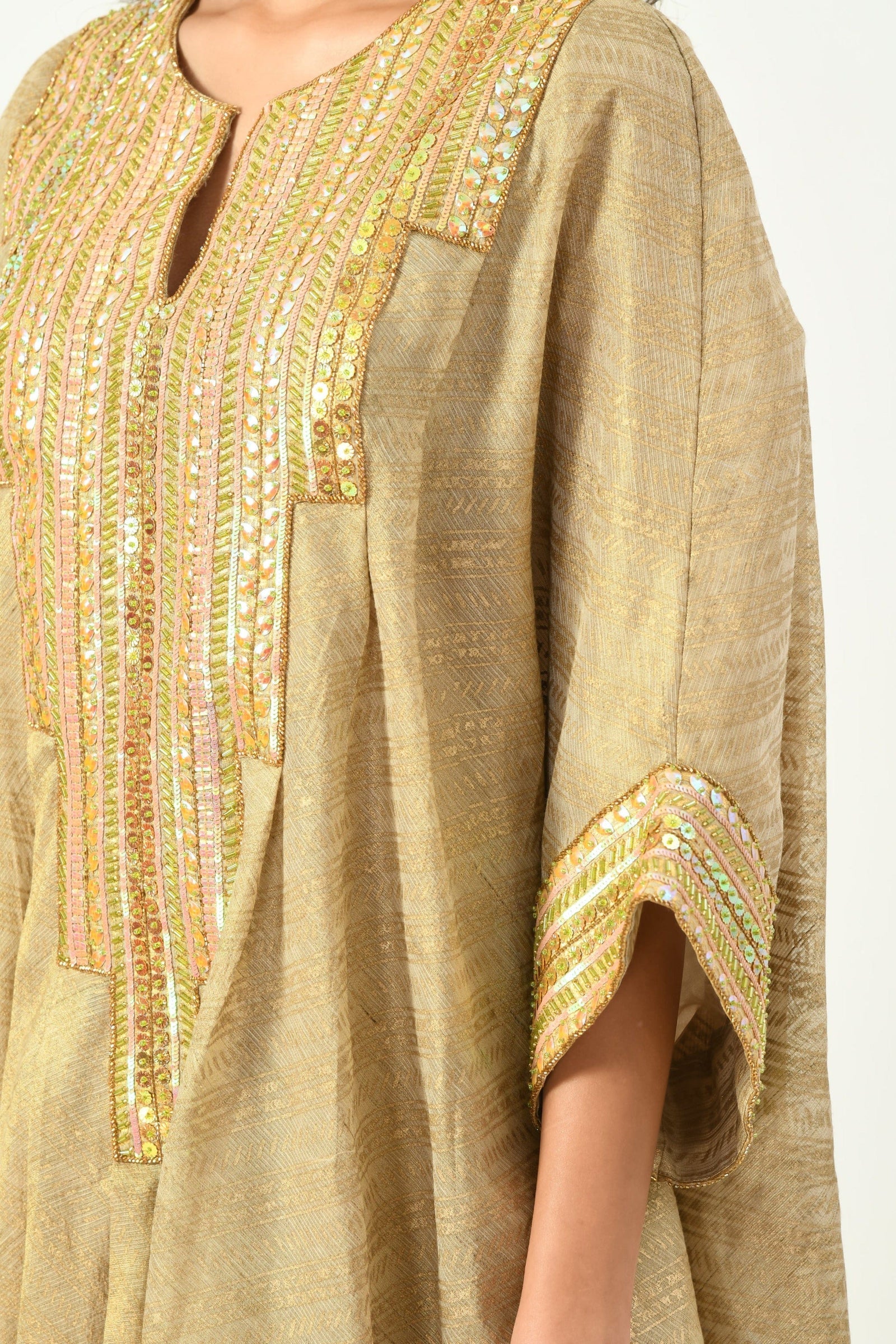 Khanak kaftan dress party wear